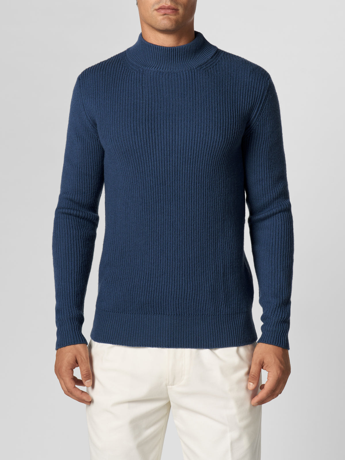 Costa Inglese Mockneck Sargasso Blue