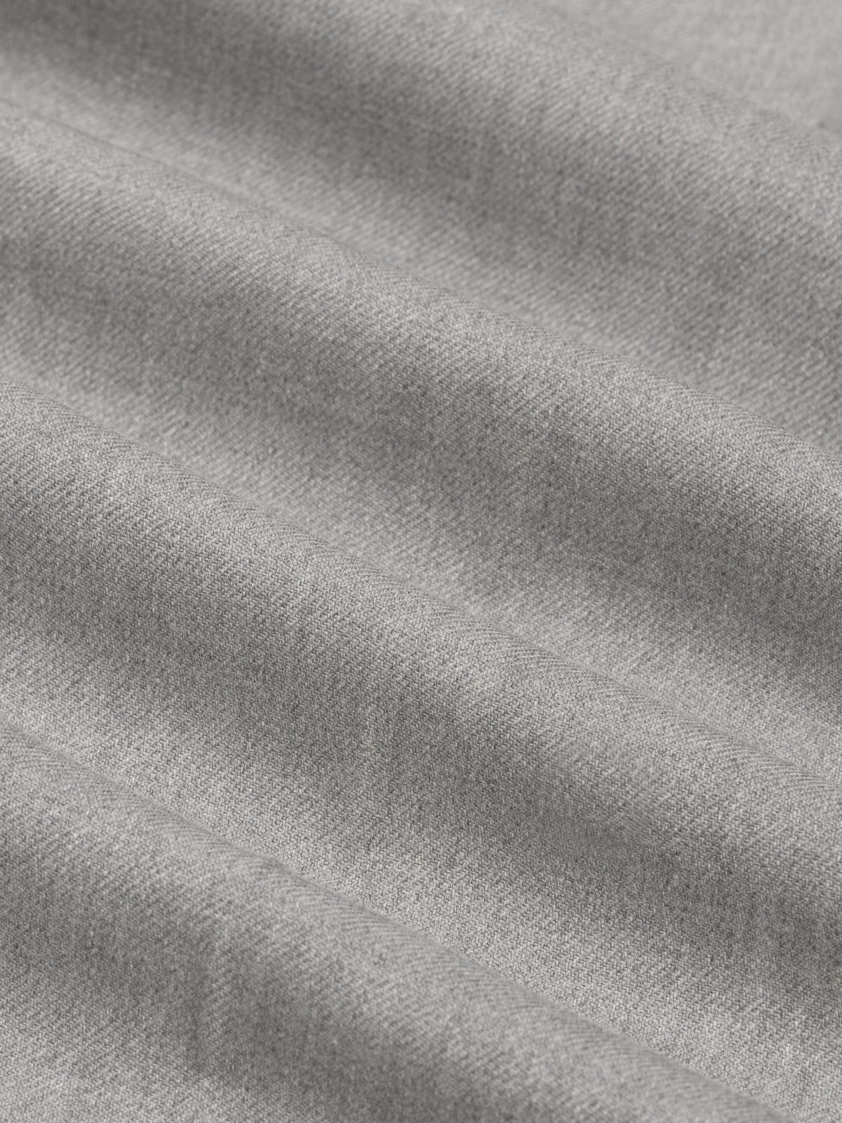 Mid Grey Cotton Wool Regent Trousers
