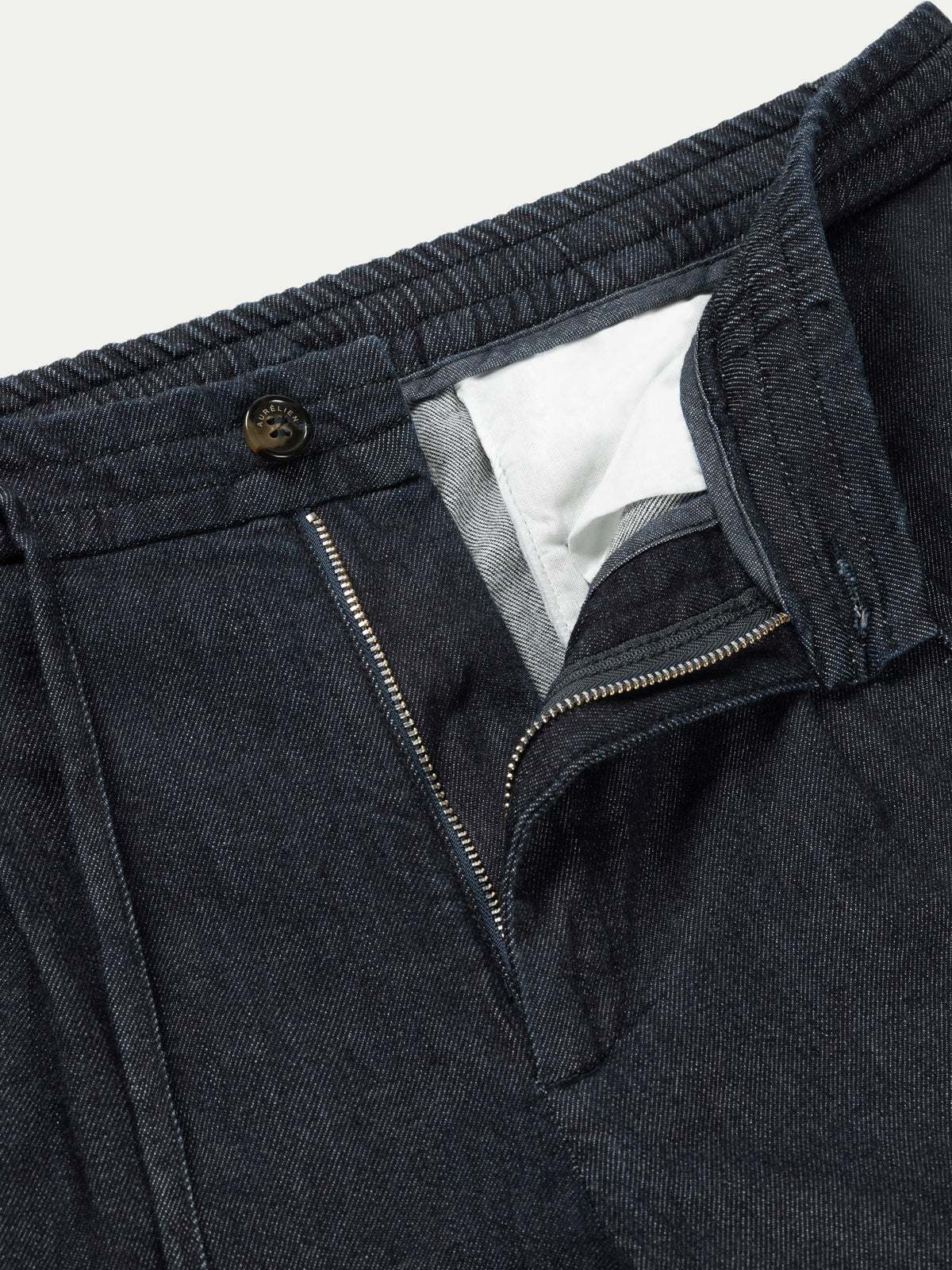 Dark Blue Denim Regent Trousers
