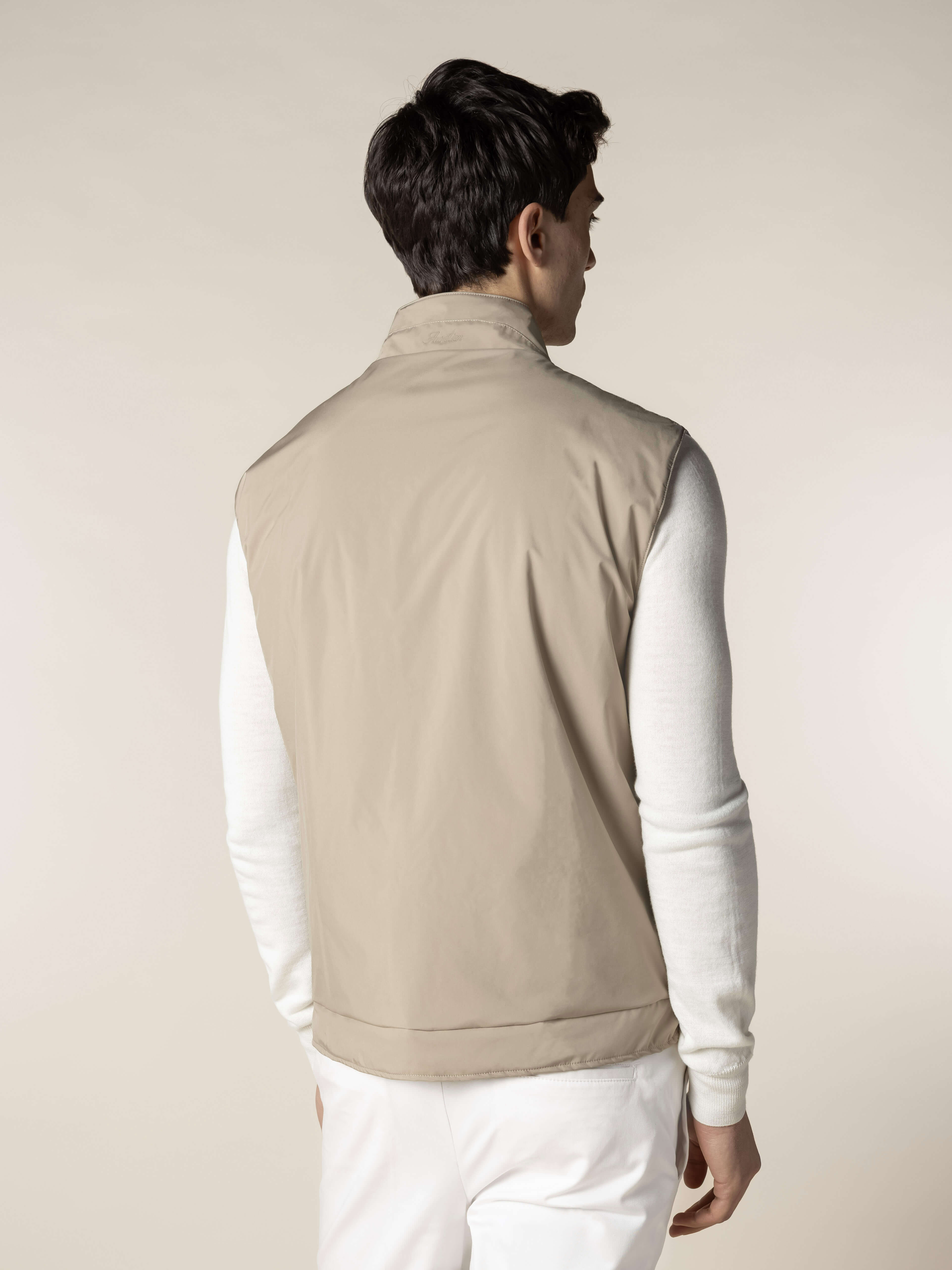 Beige Reversible Resort Body Warmer