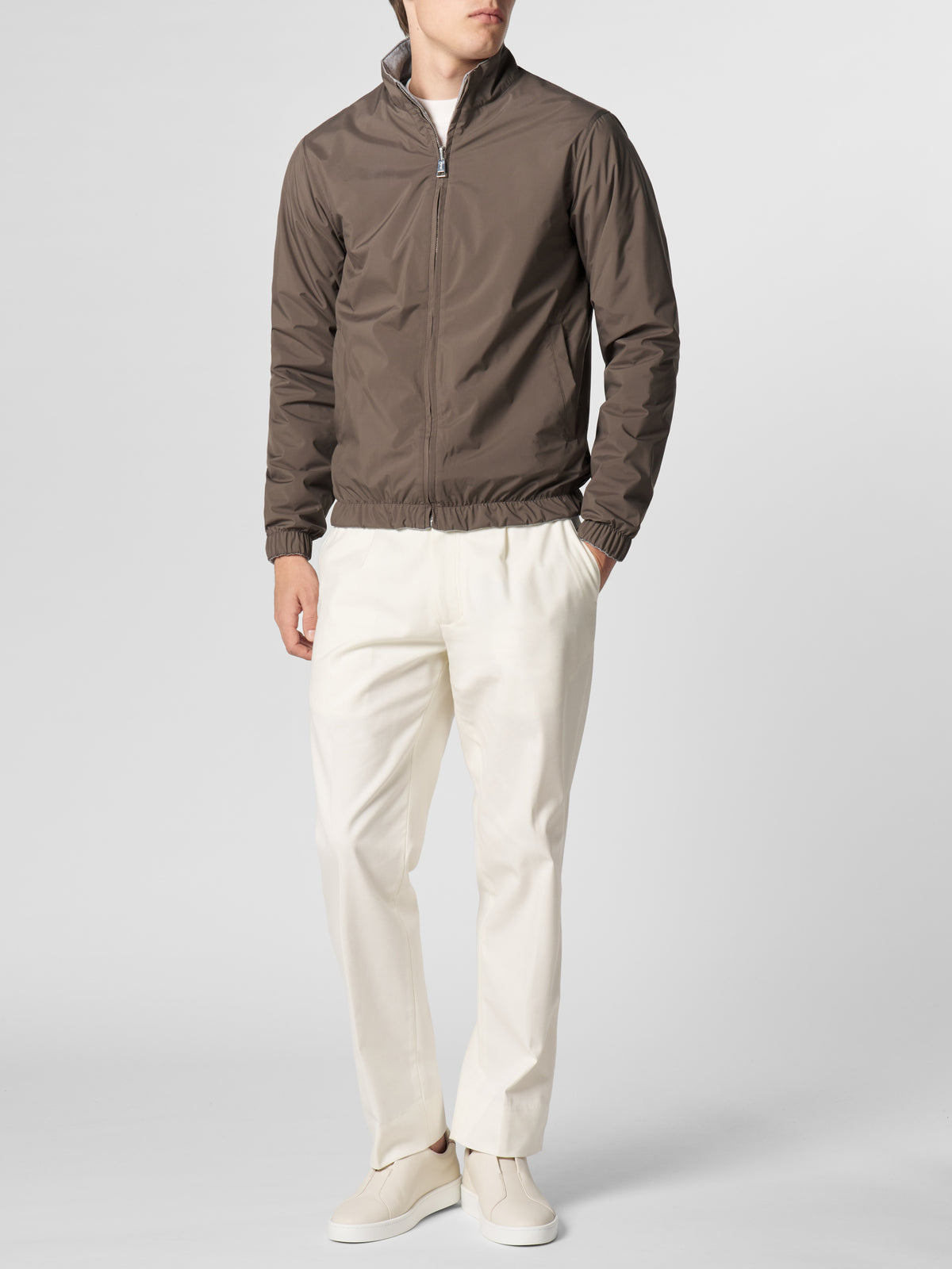 Ash Grey Reversible Resort Jacket