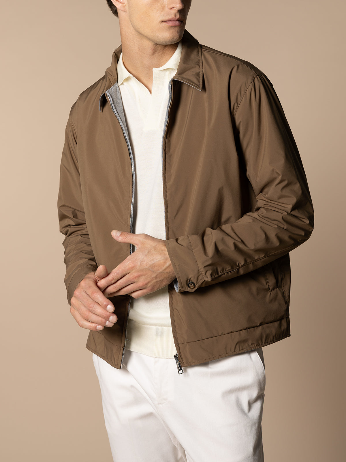 Caramel Reversible Voyager Jacket
