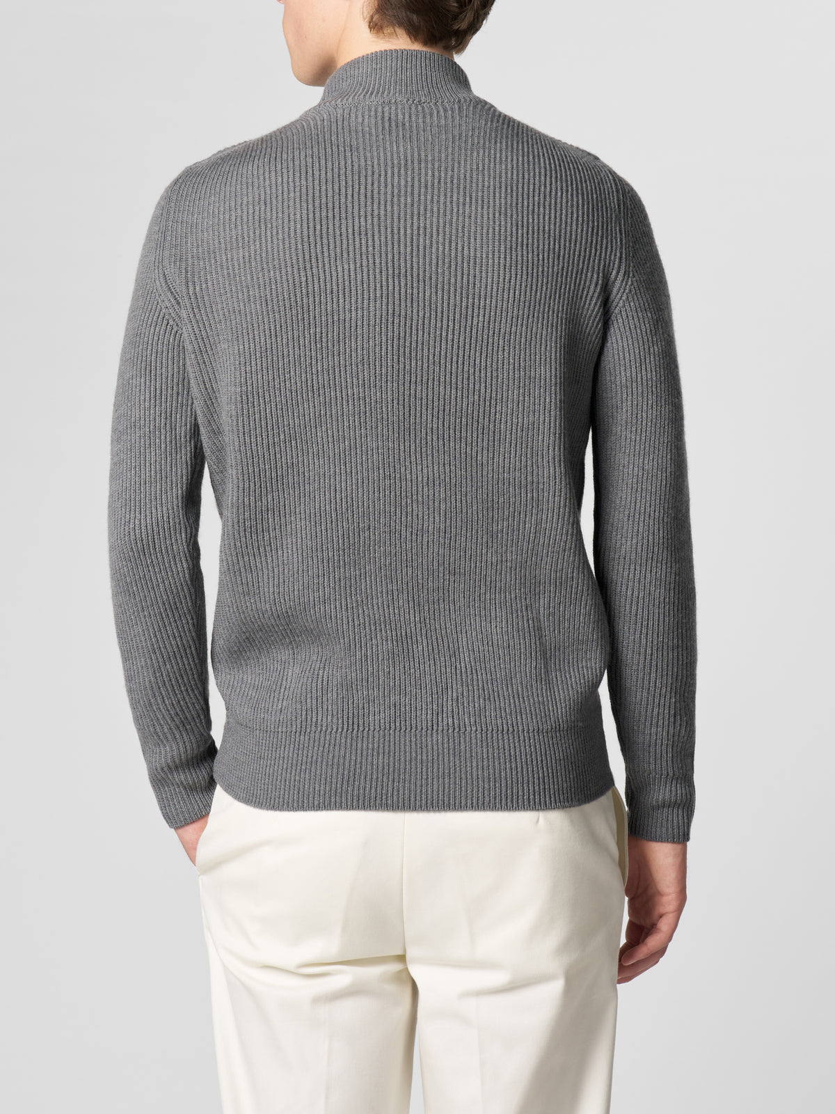 Costa Inglese Mockneck Dark Grey