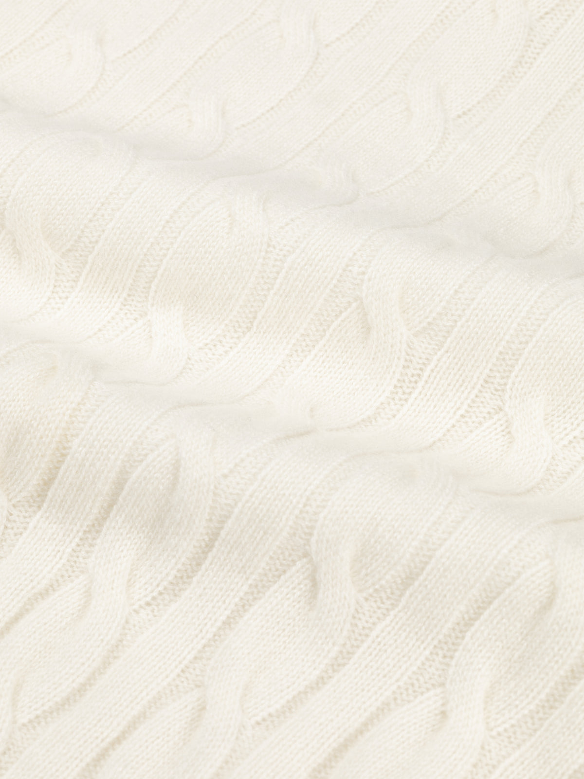 Ivory Cable Knit Crewneck