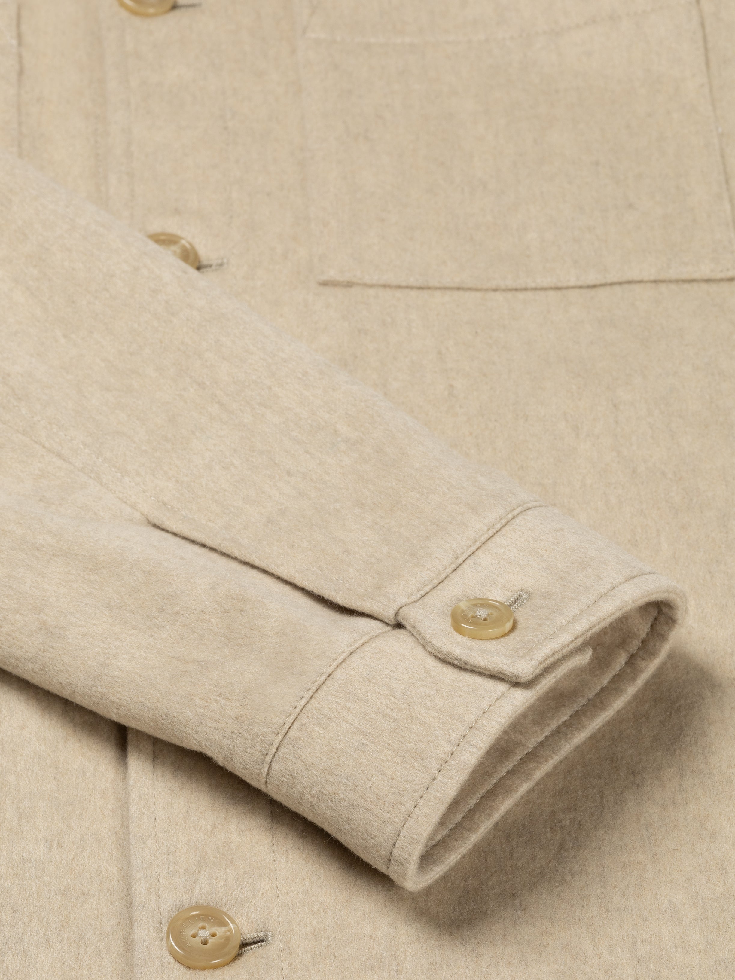 Light Beige Overshirt