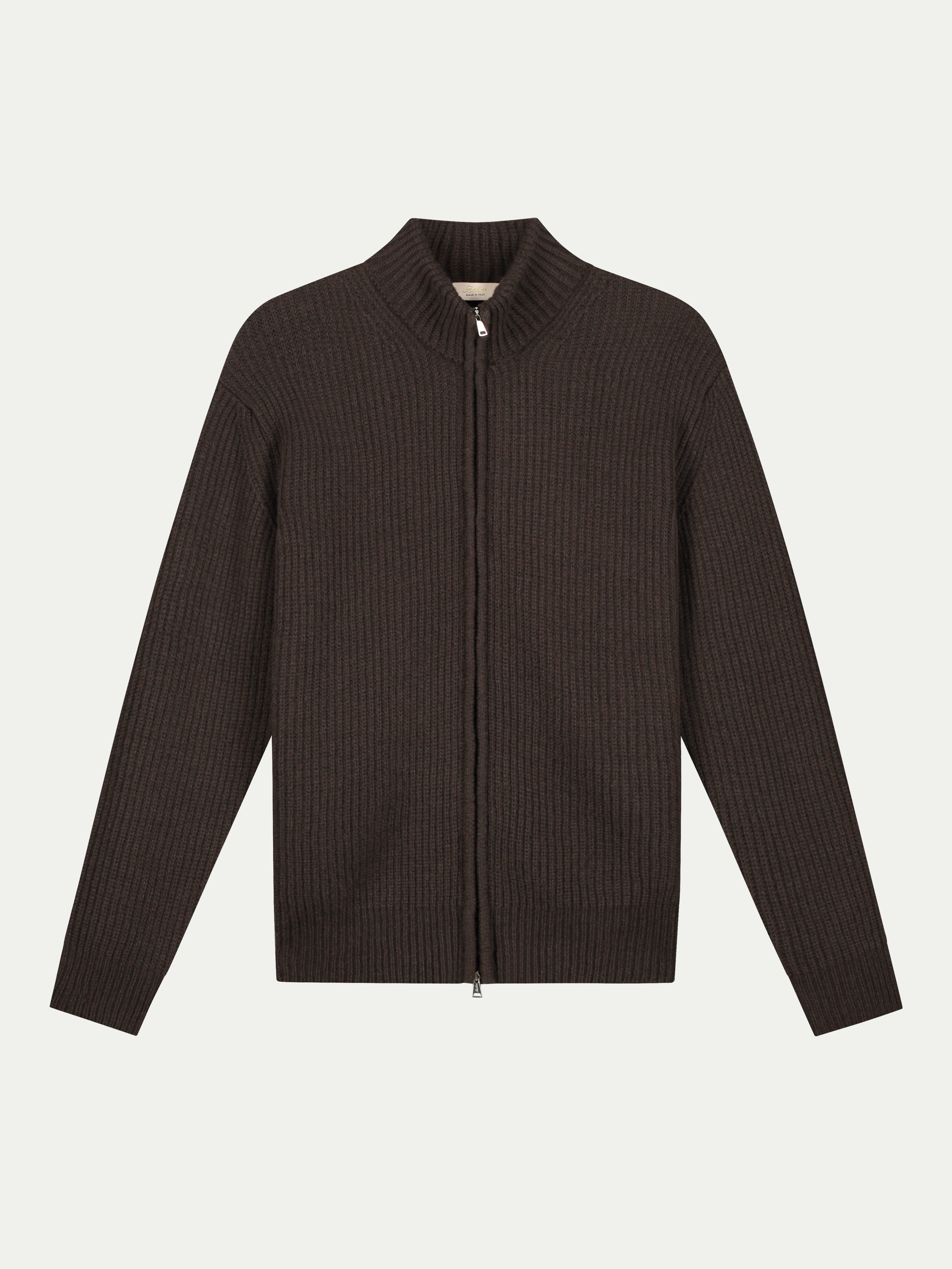 Brown Alpine Ribbed Vest