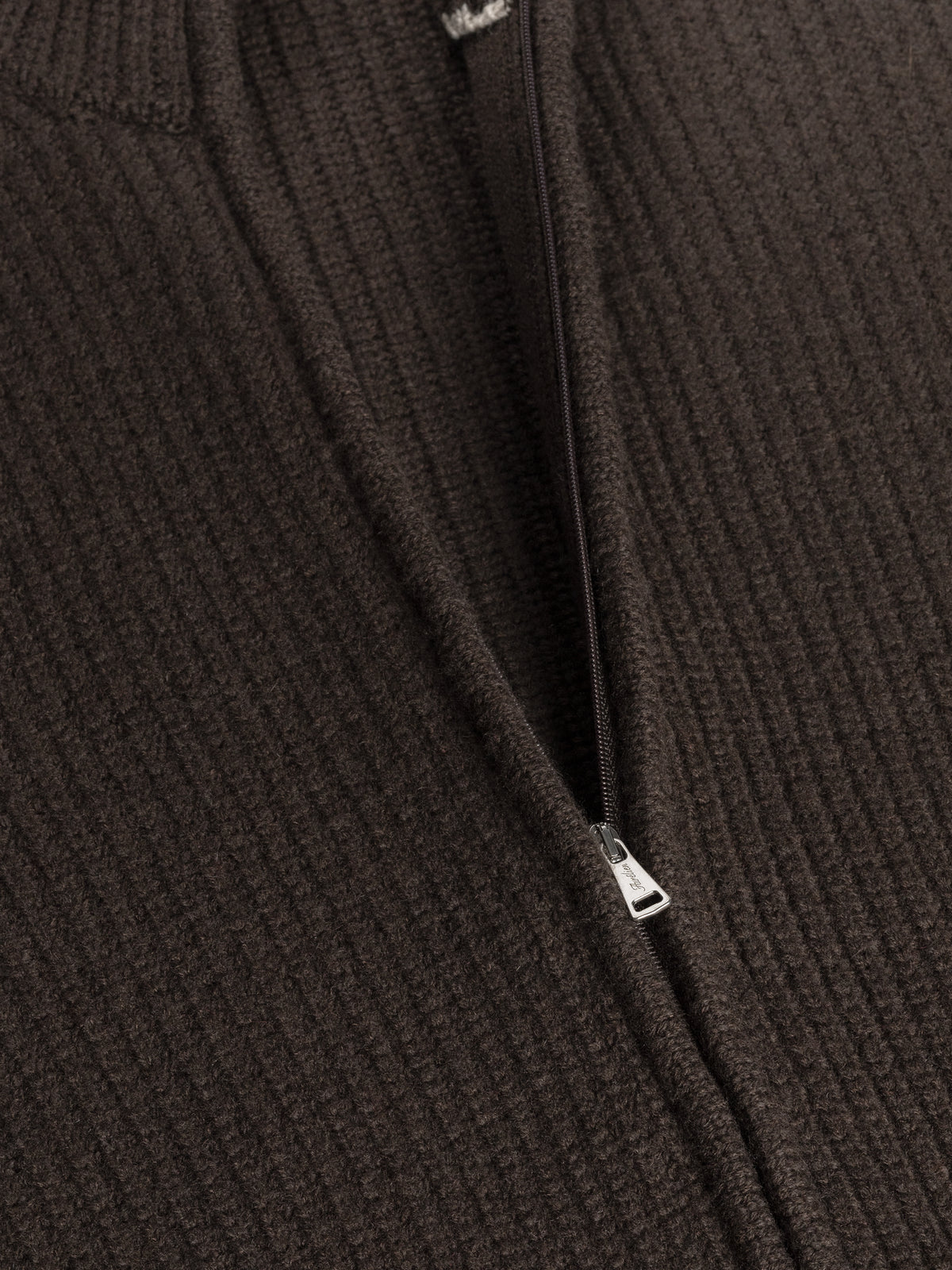 Brown Alpine Ribbed Vest