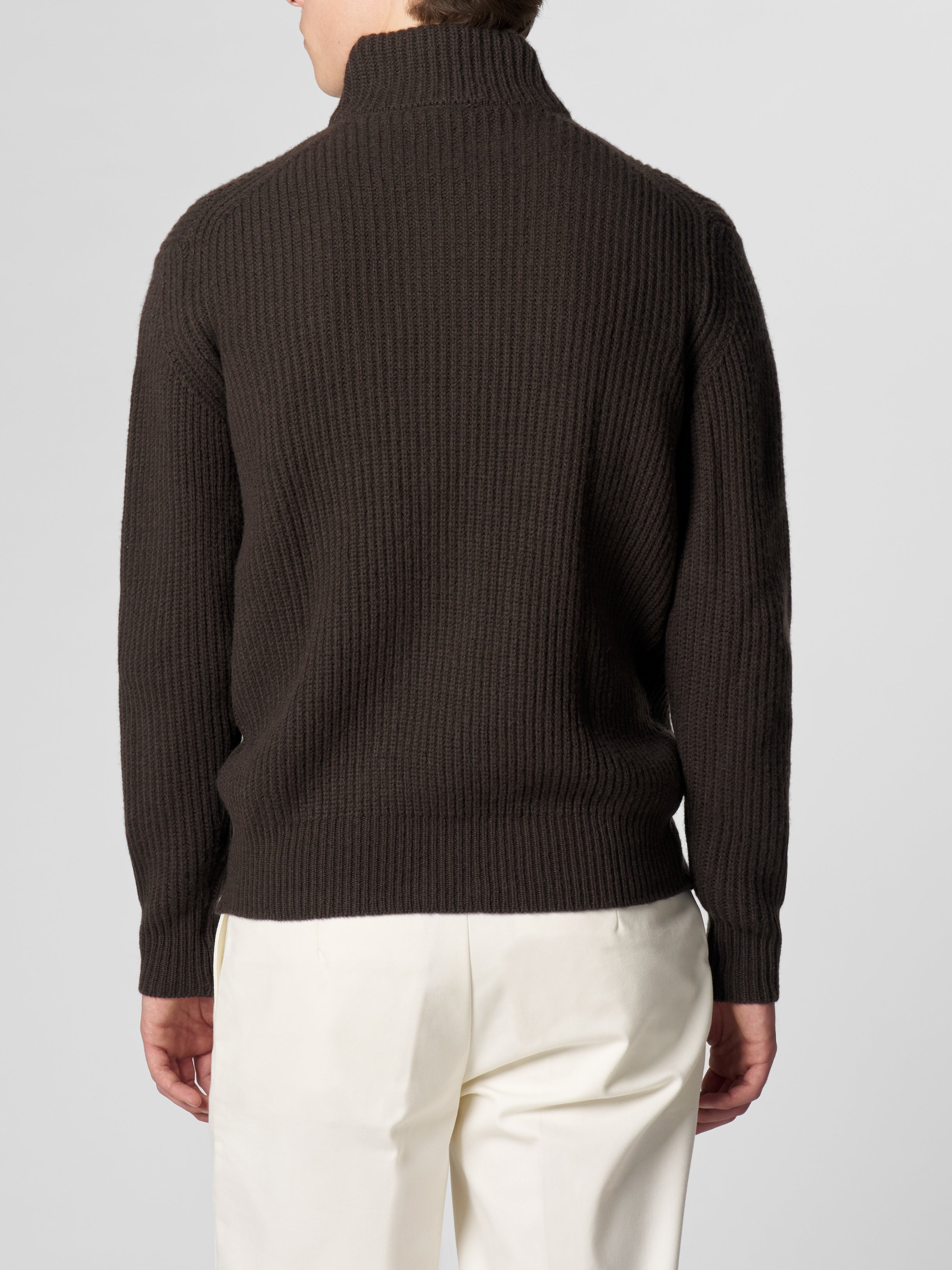 Brown Alpine Ribbed Vest