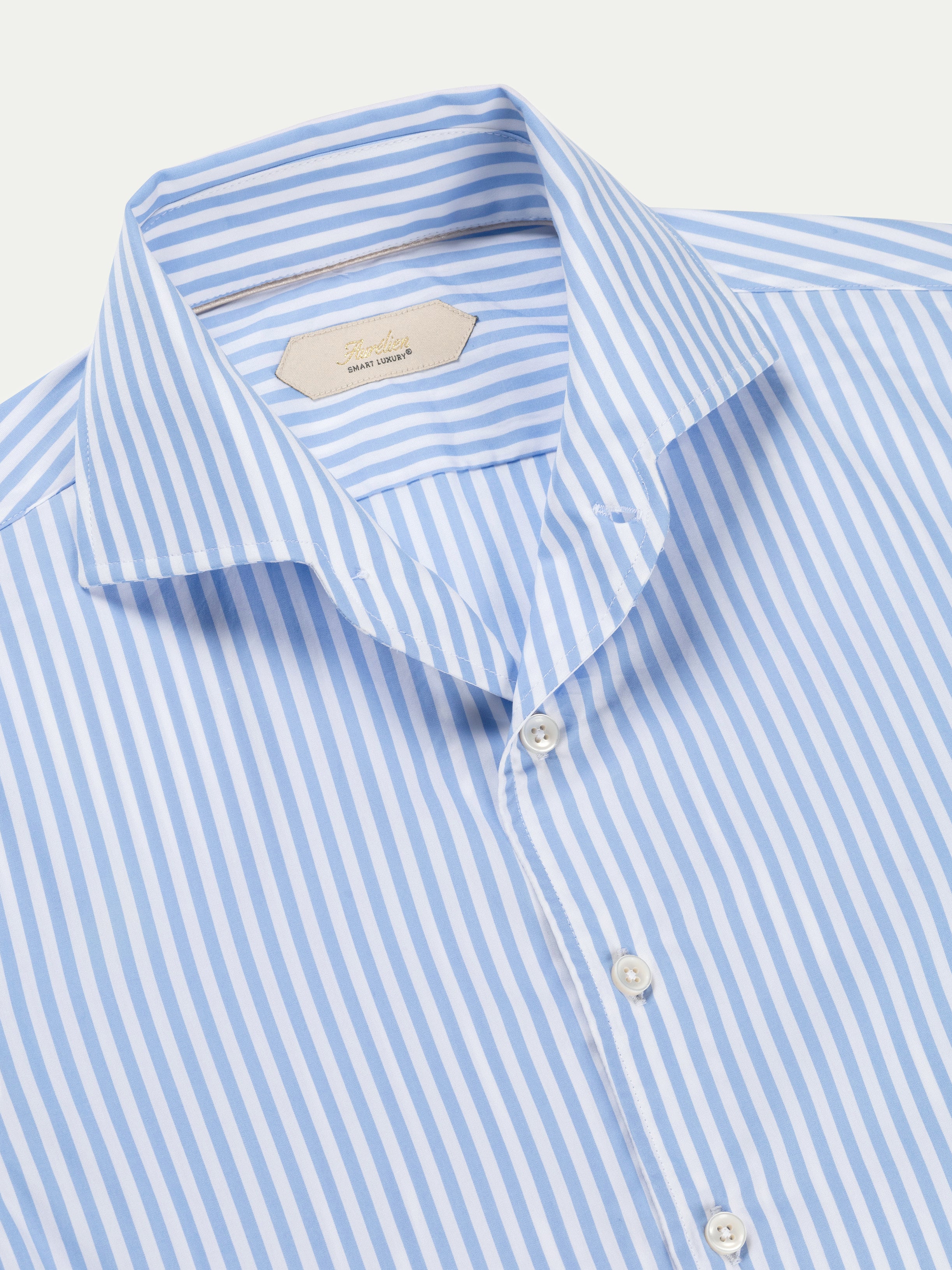 Light Blue Striped Shirt