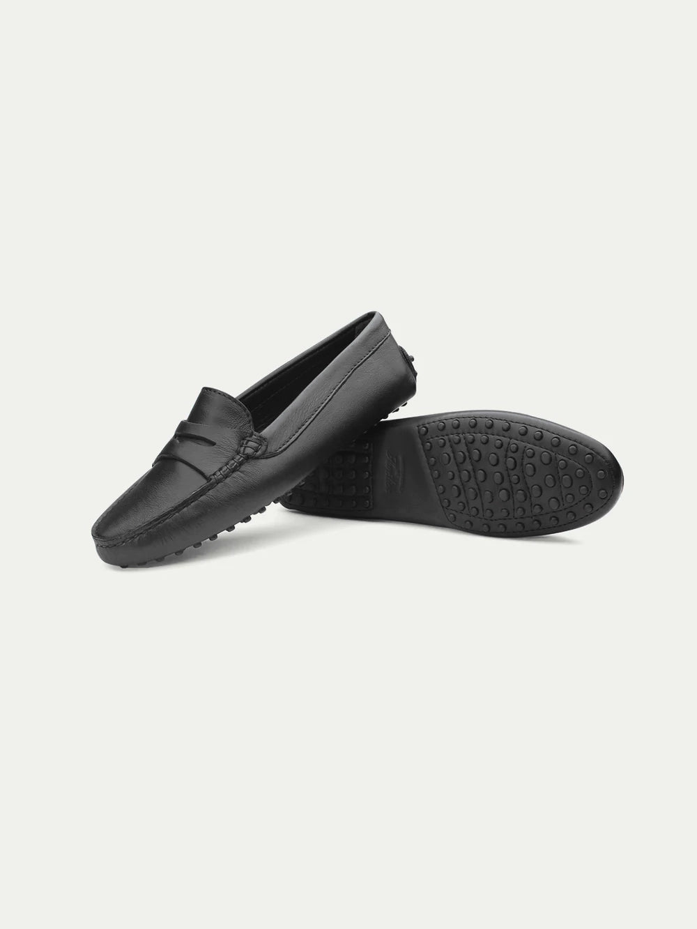 Black Leather Driving Shoes | Aurélien display picture 3