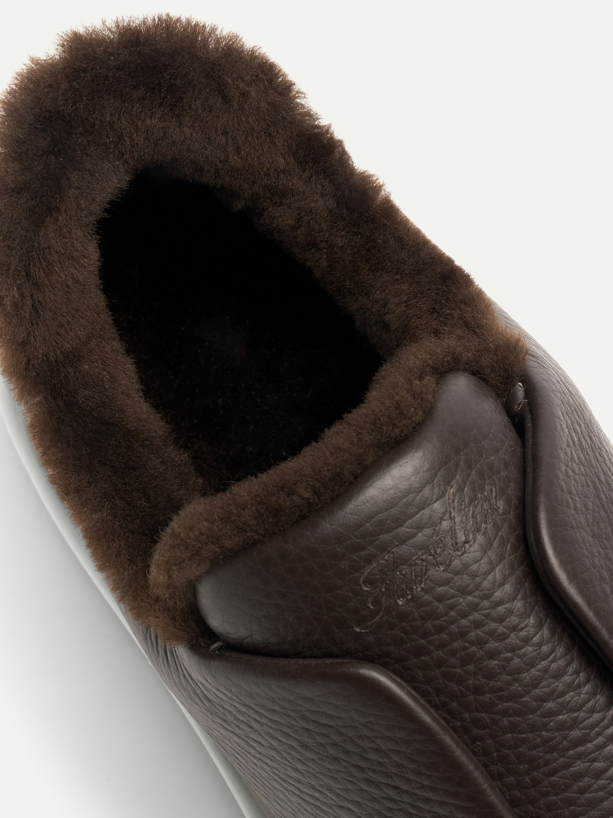 Brown AUR3 Sneaker Fur