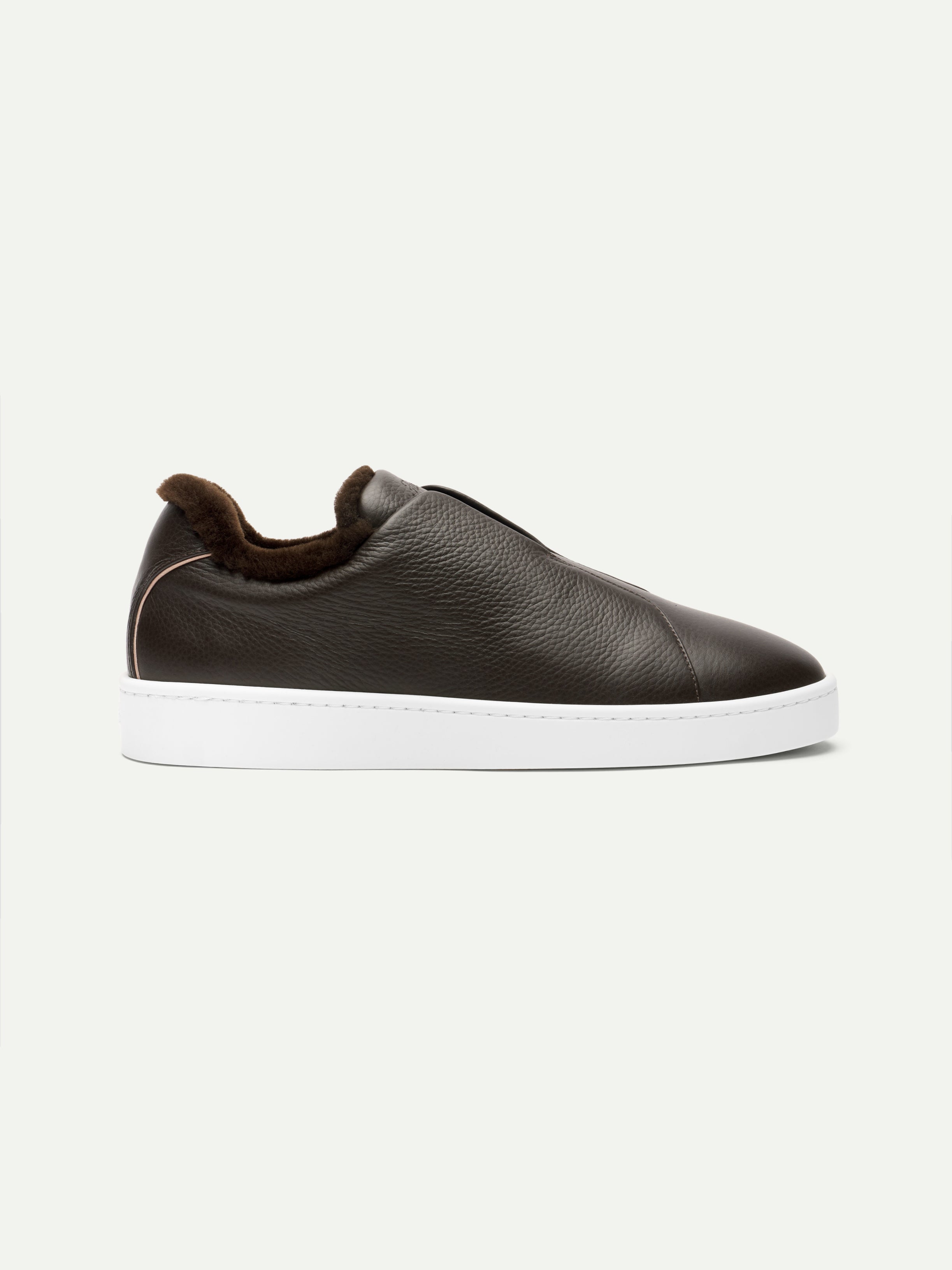 Brown AUR3 Sneaker Fur
