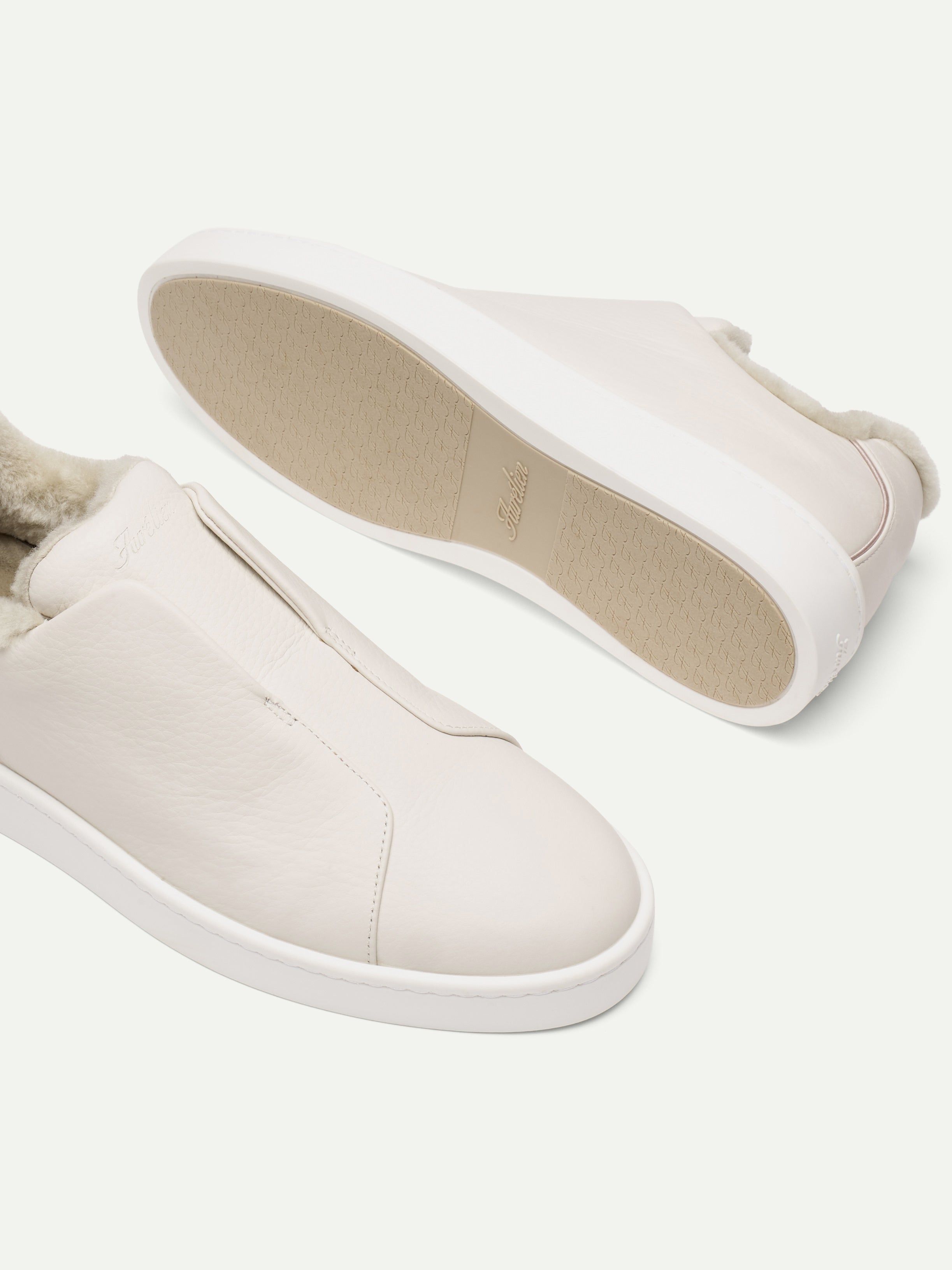Ivory AUR3 Sneaker Fur