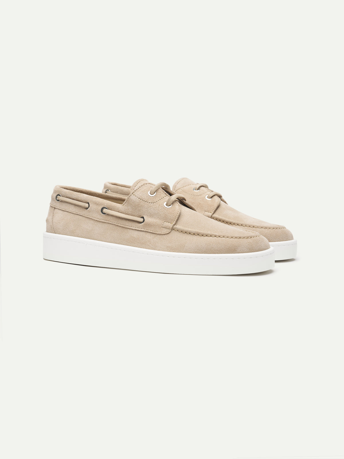 Light Beige Boat Sneaker