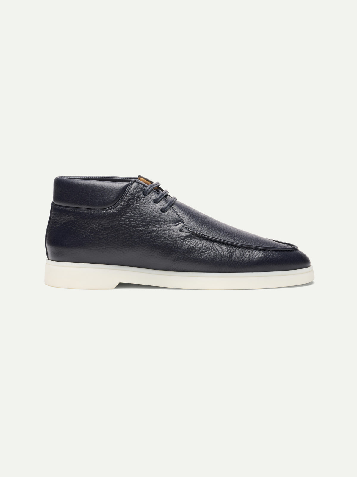 Navy Grain Desert Boot