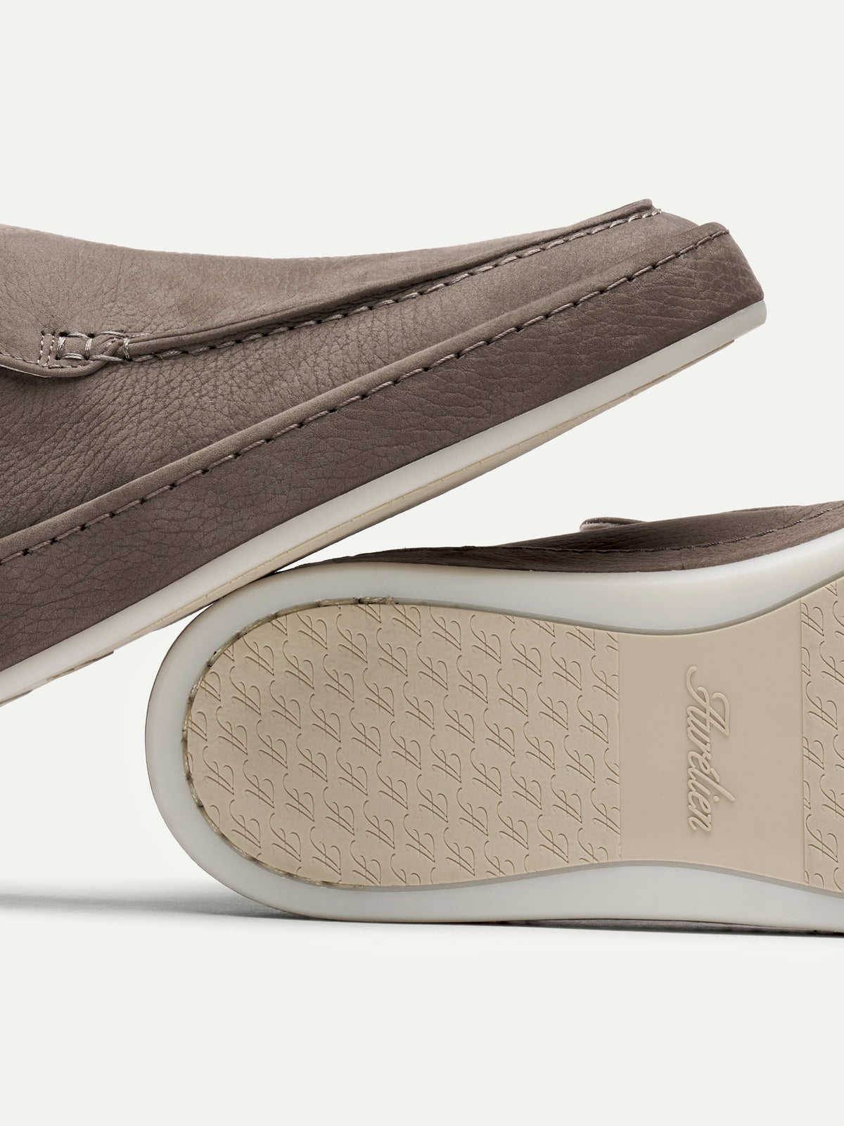 Ash Grey Nubuck Voyager City Loafer