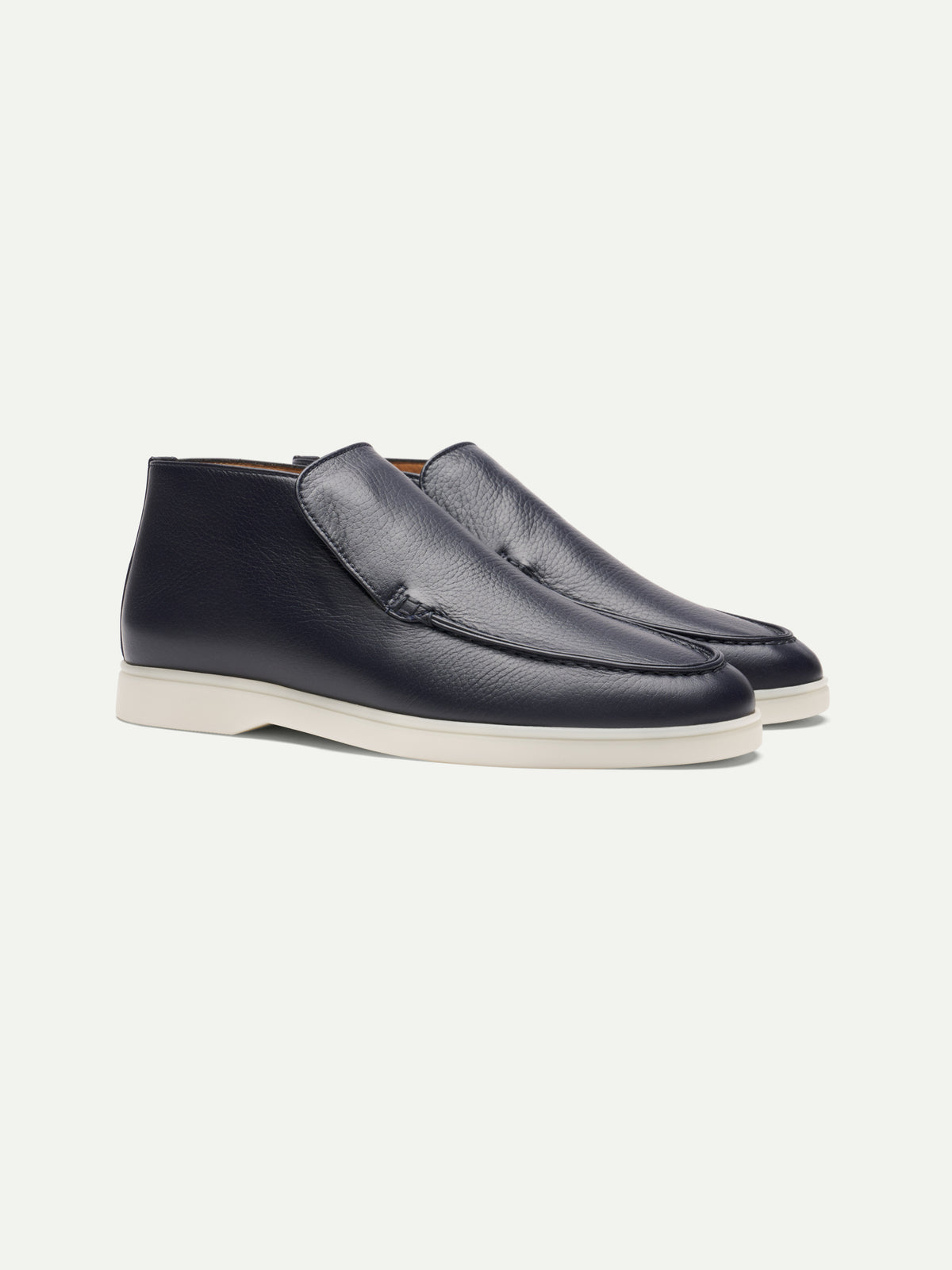 Lady Navy Grain City Loafer