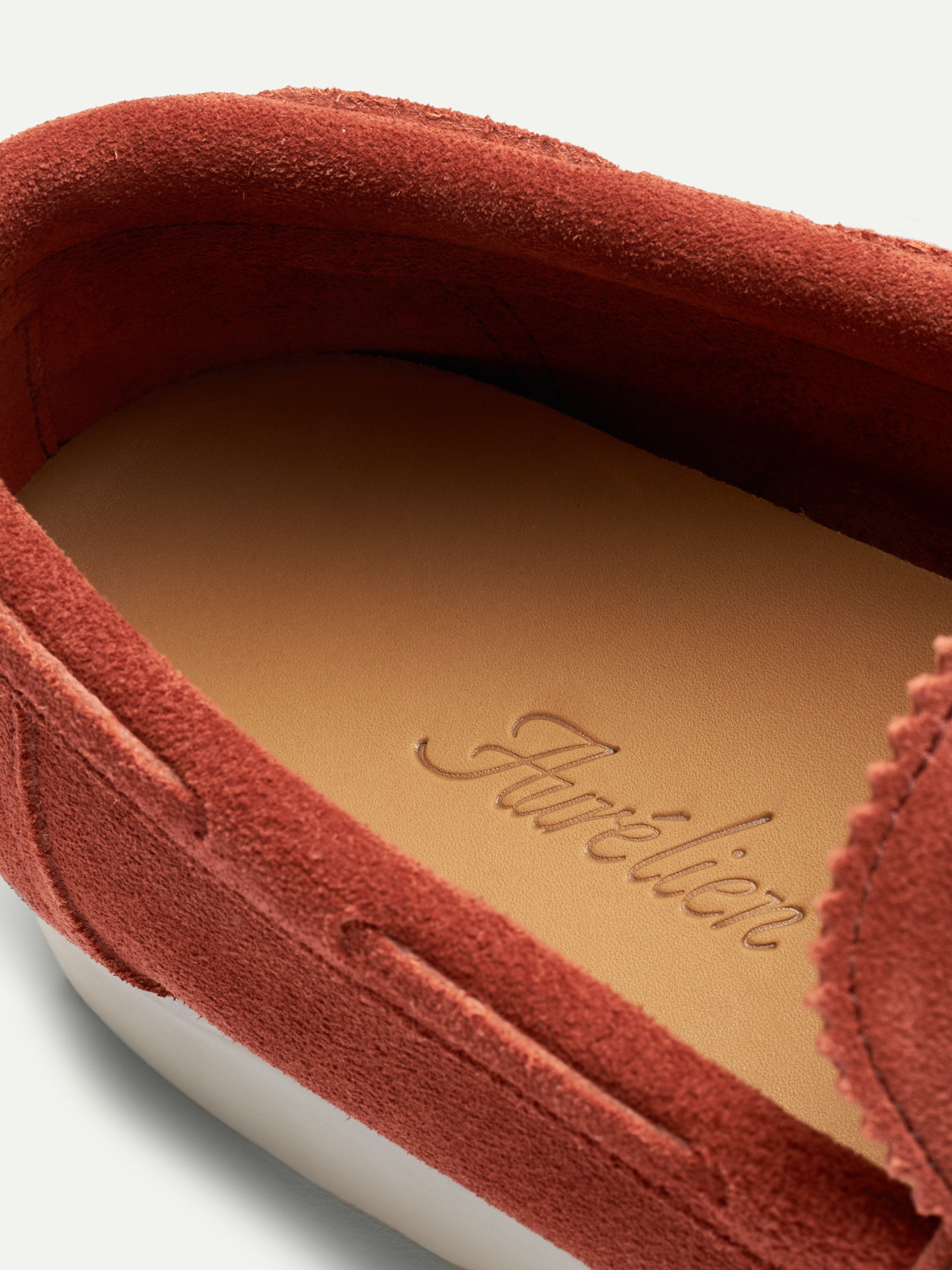 Lady Dusty Orange Yacht Loafers