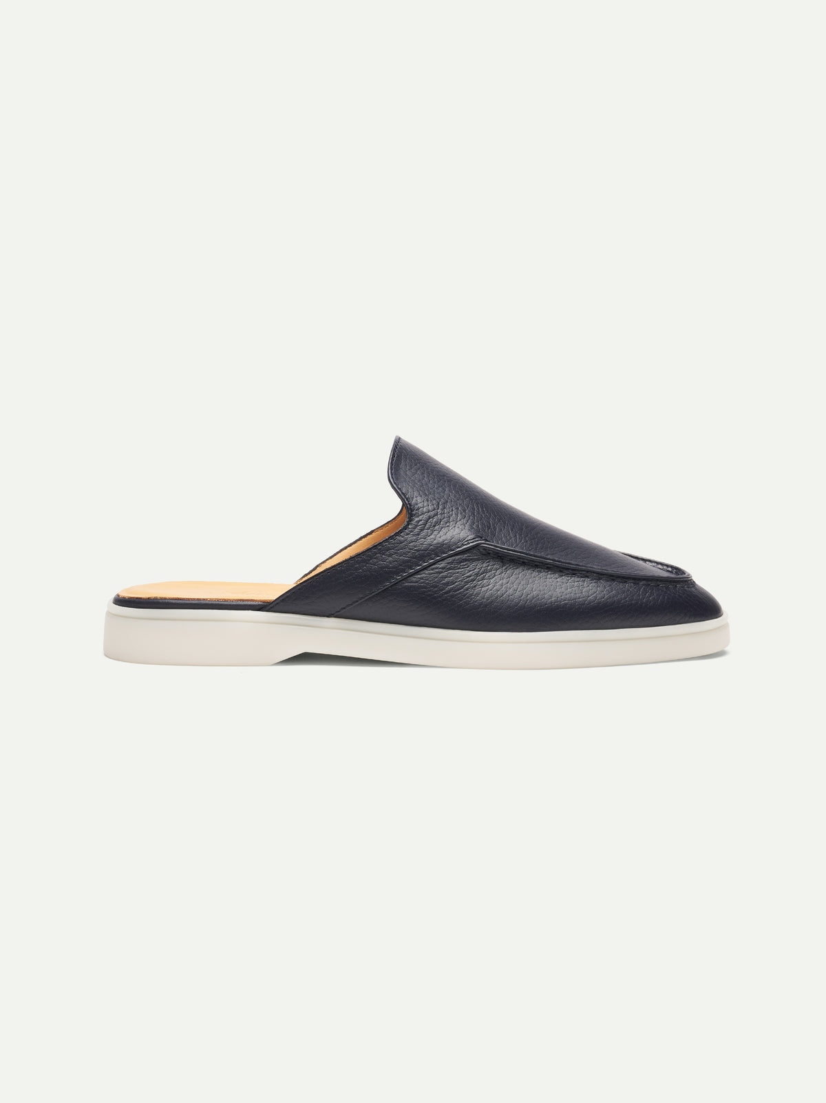 Lady Navy Grain Yacht Slipper
