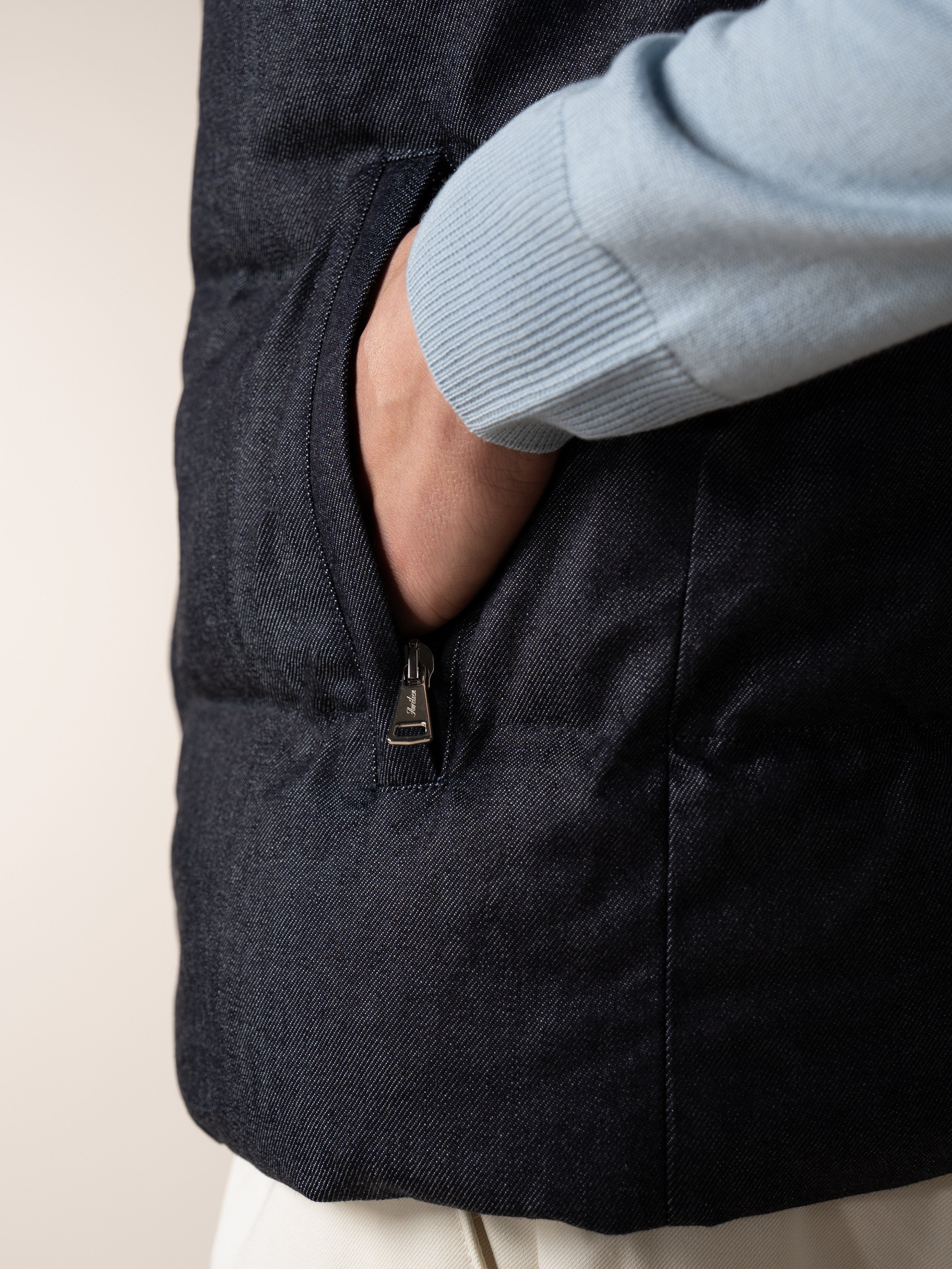 Dark Blue Denim AUR1 Body Warmer