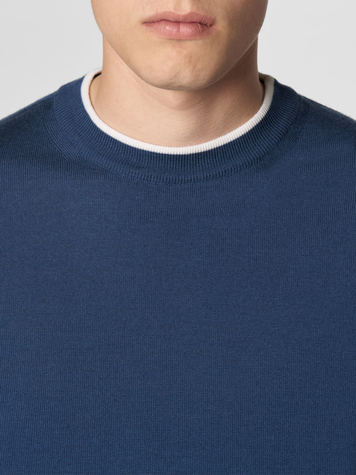Sargasso Blue City Crew White Trim