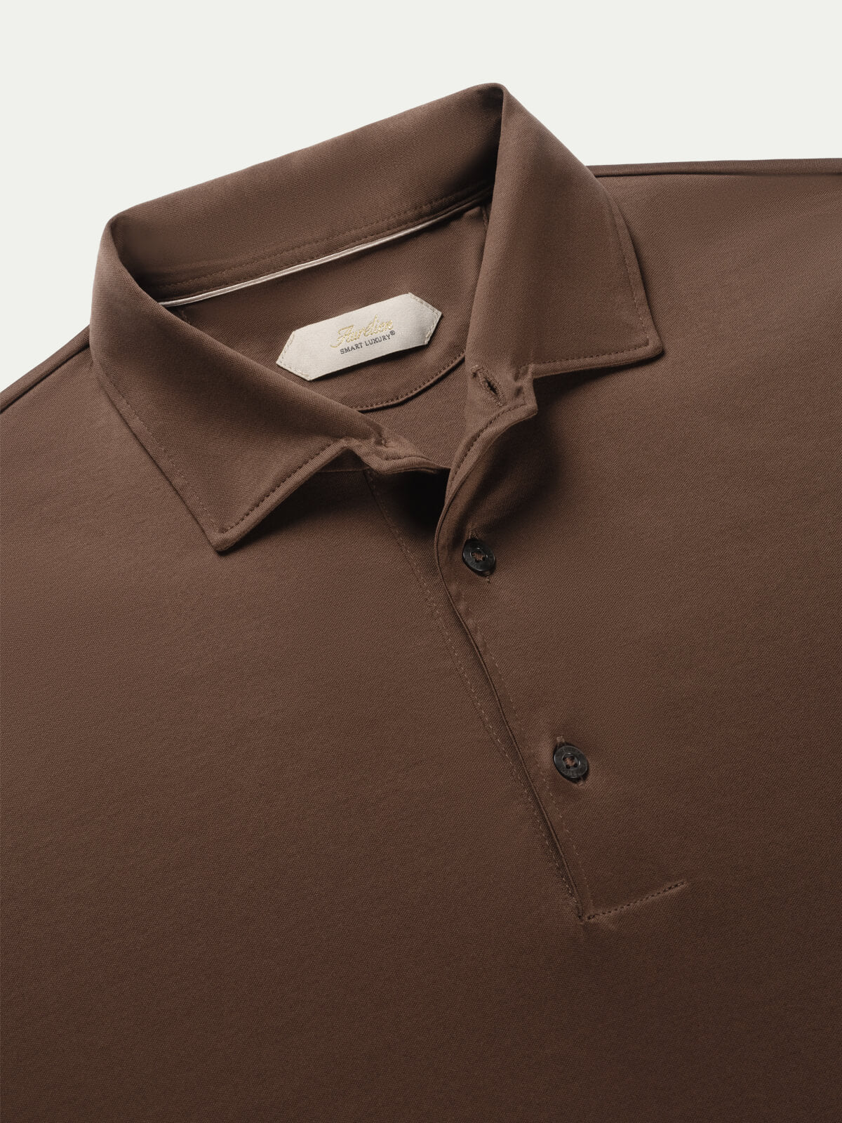 AUR1 Longsleeve Polo Chocolate