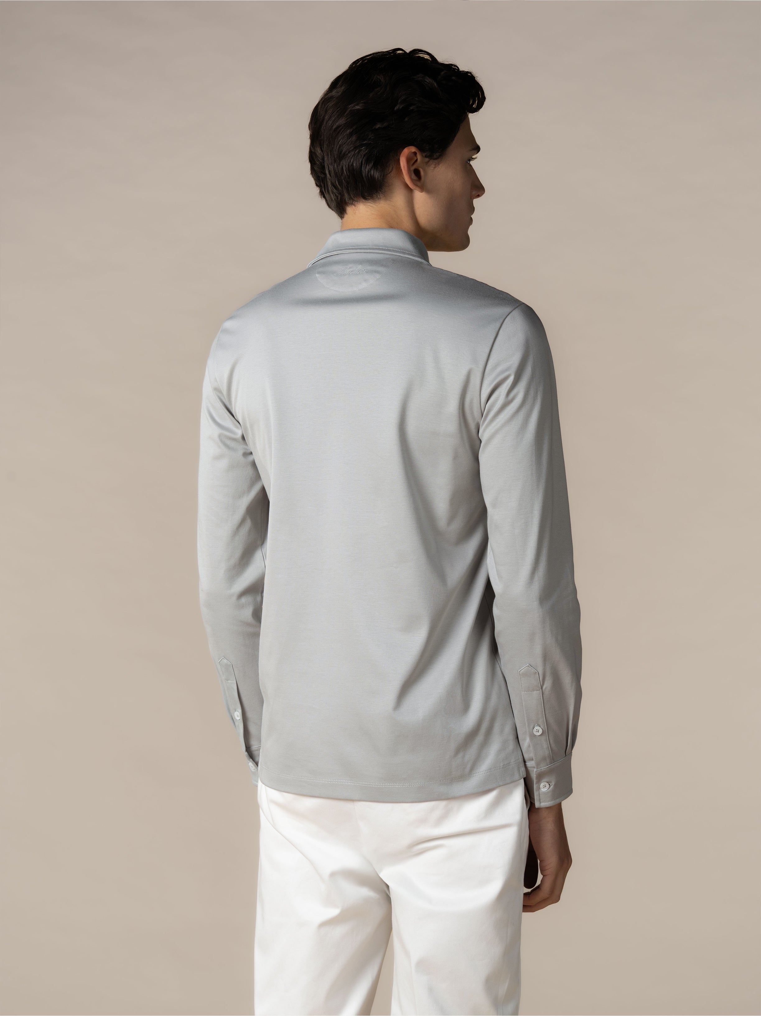 AUR1 Longsleeve Polo Classic Grey