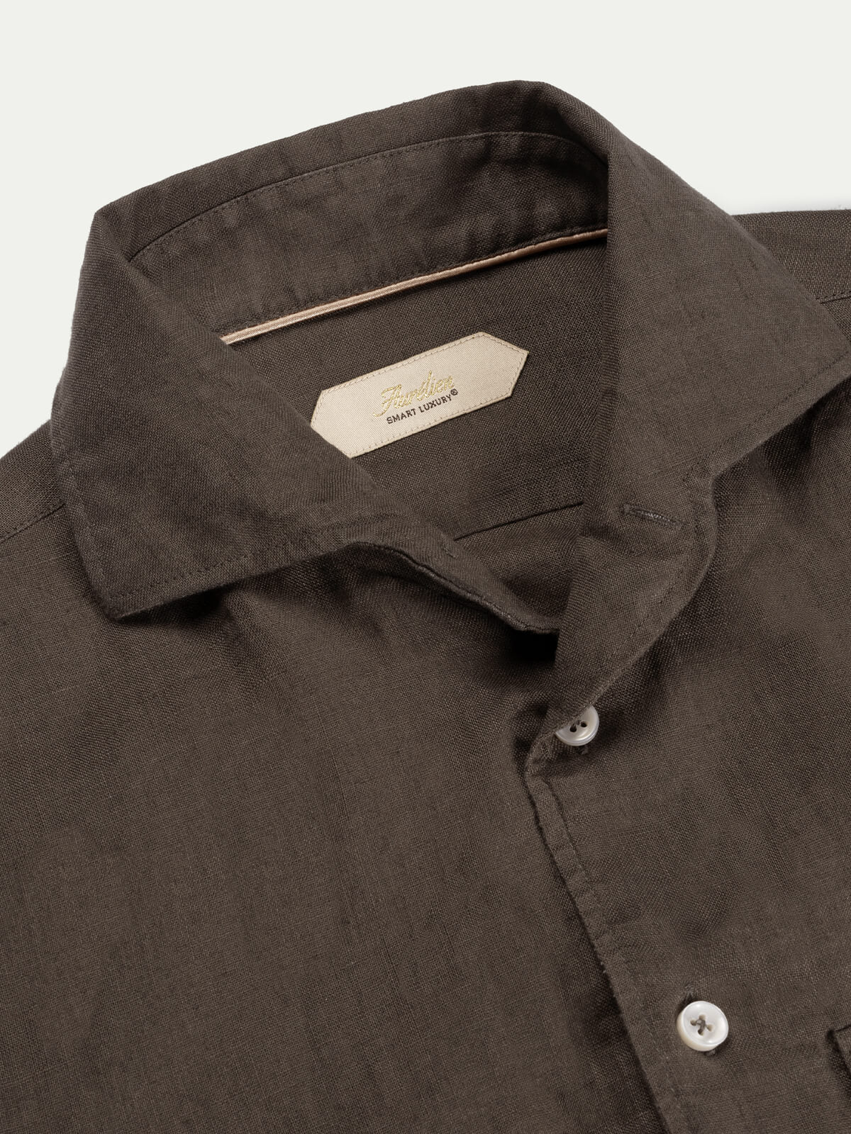 Ash Grey Linen Pocket Shirt