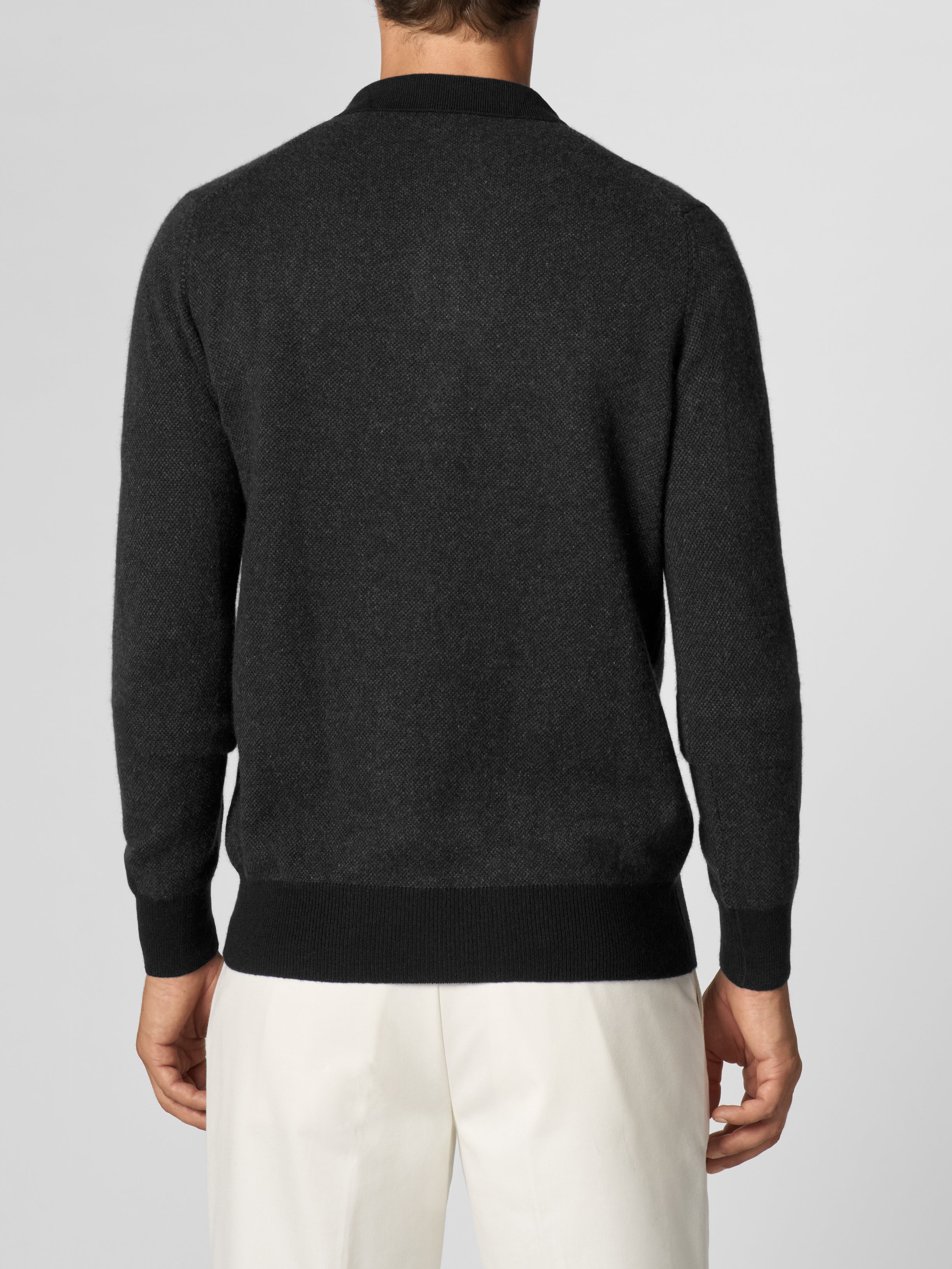 Black Jaquard Polo
