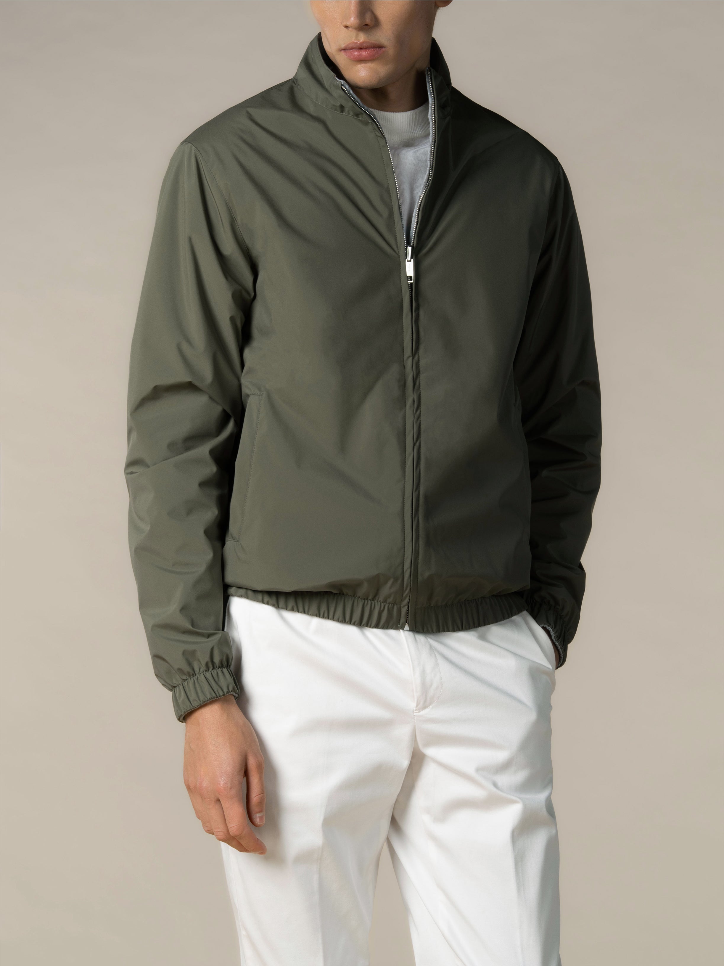 Olive Reversible Resort Jacket