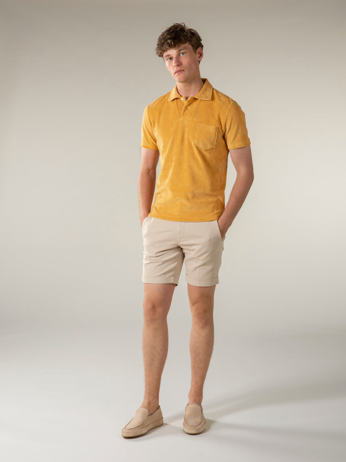 Sunrise Terry Towelling Polo Shirt