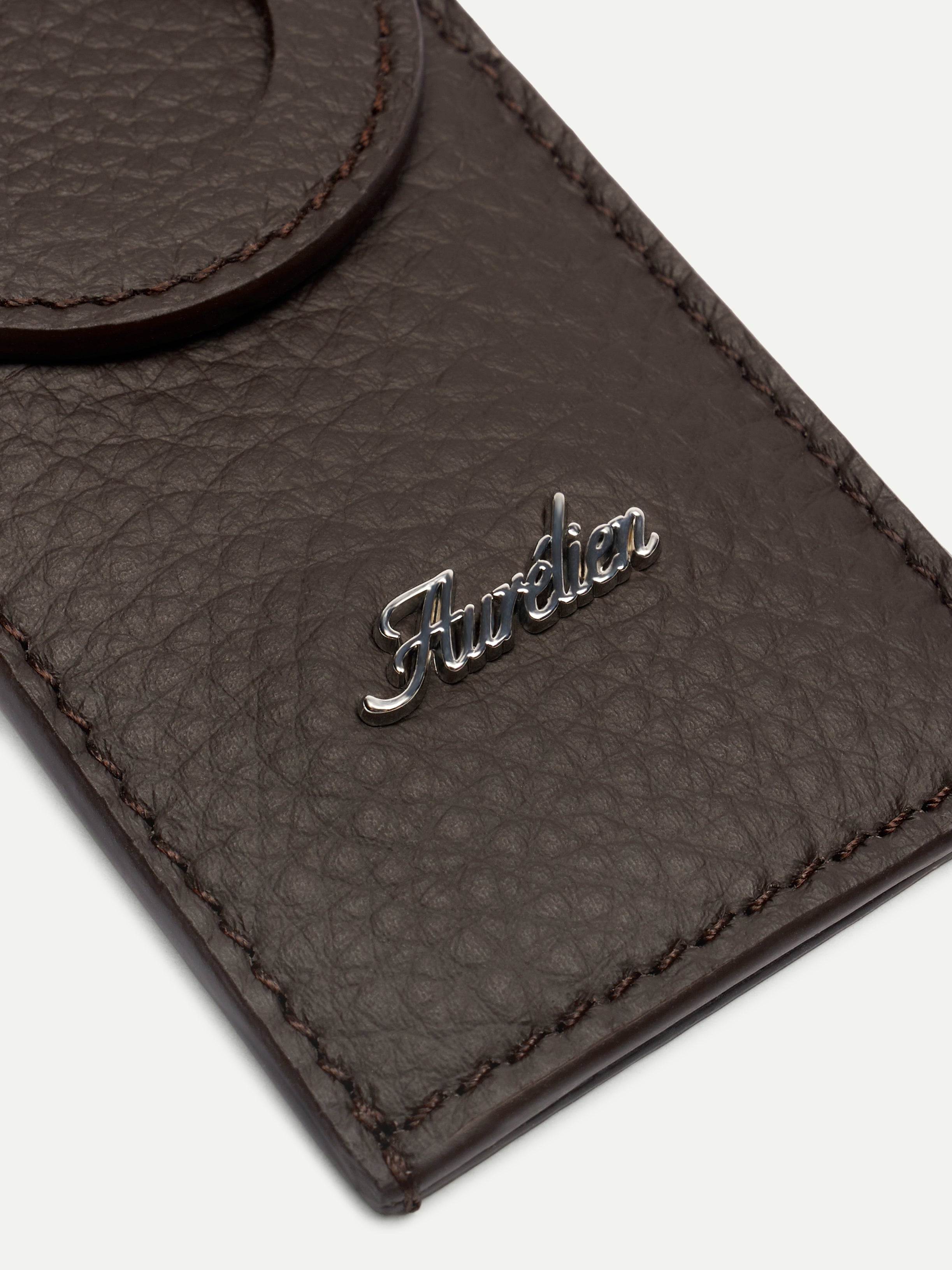 Wave Luggage Tag Brown