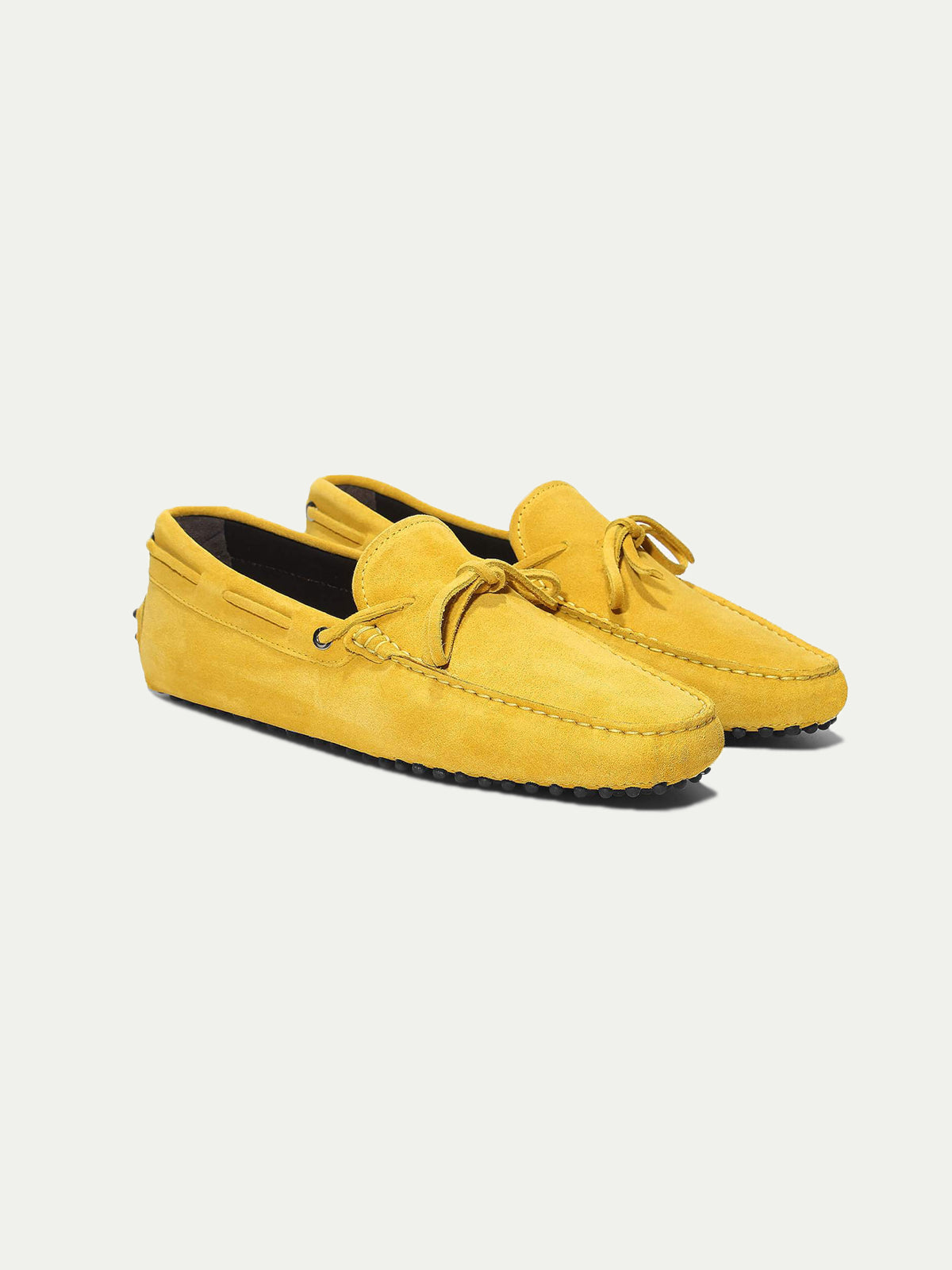Yellow Suede Driving Shoes | Aurélien display picture 2