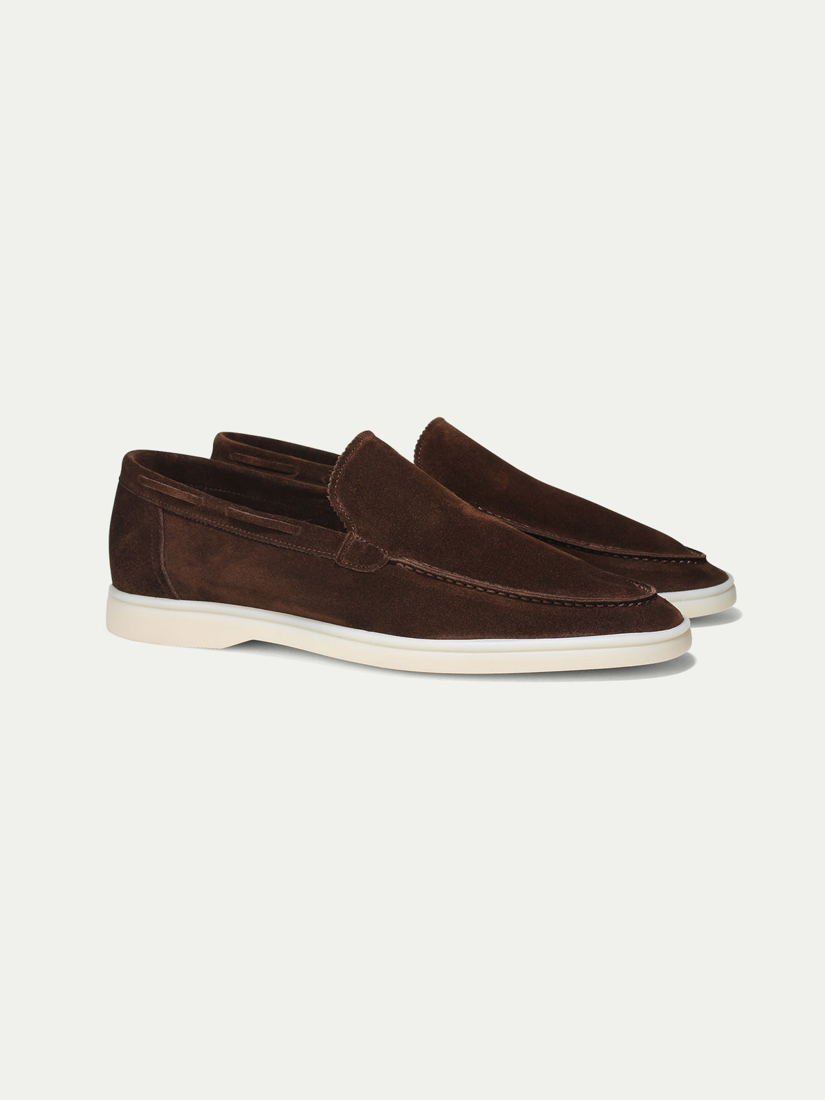 Aurélien | Chocolate Brown Suede Yacht Loafer