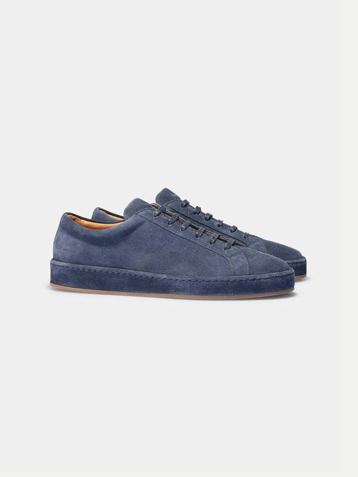 GOOD MAN ?? MEN\'S BLUE SUEDE & FABRIC COMFORT SNEAKERS Barracuda - BARRACUDA GUGA NIGHT BLUE MAN Sneakers on labotte main image 4