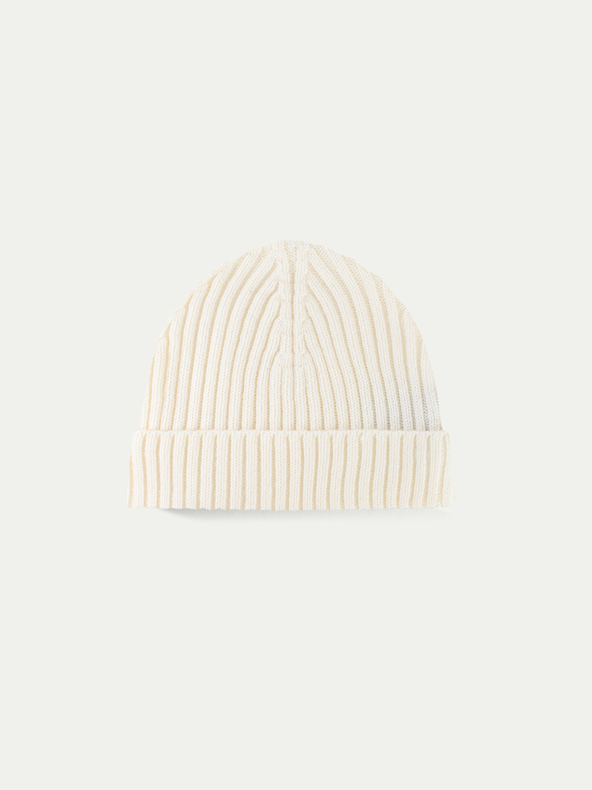 Off-White Ivory Ribbed Beanie Off White Ribbed Baby Beanie for Girls or Boys Elegant  main image 2