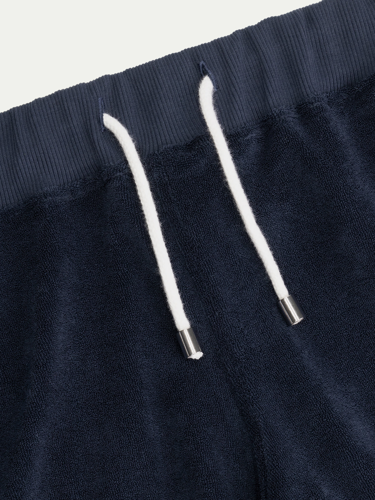 Navy Terry Towelling Leisure Shorts