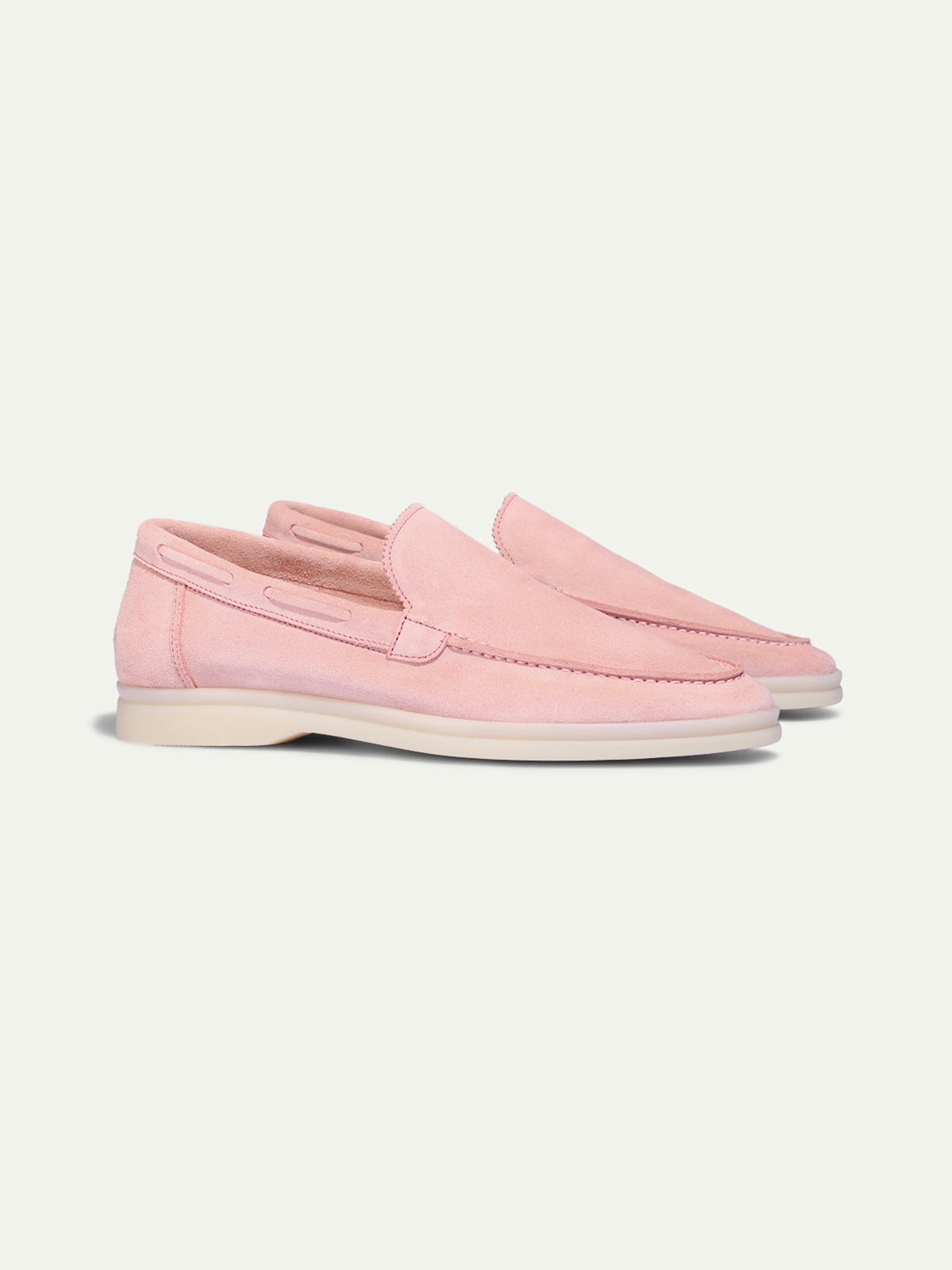 Pink Suede Loafers KKB Penny Loafer: Pink Suede | Premium Handcrafted Style  main image 3