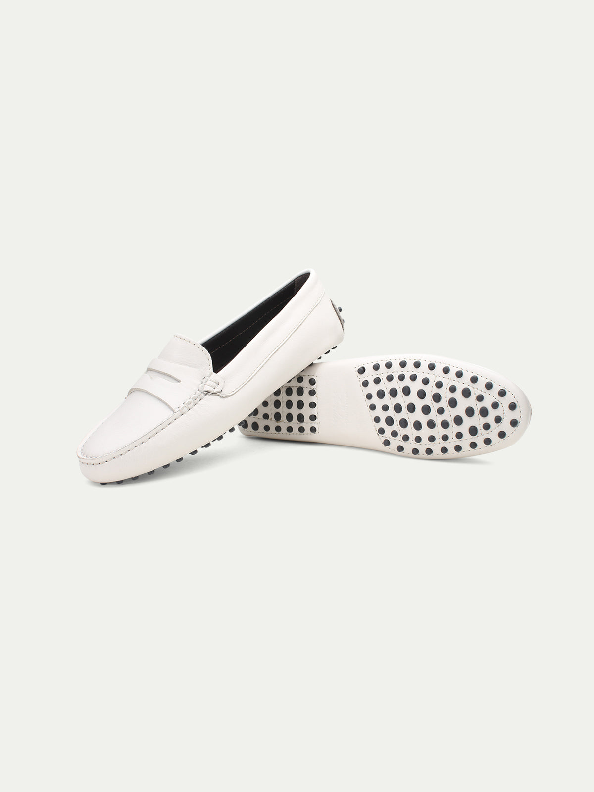 dress shoes off white Off-white Leather Driving Shoes
