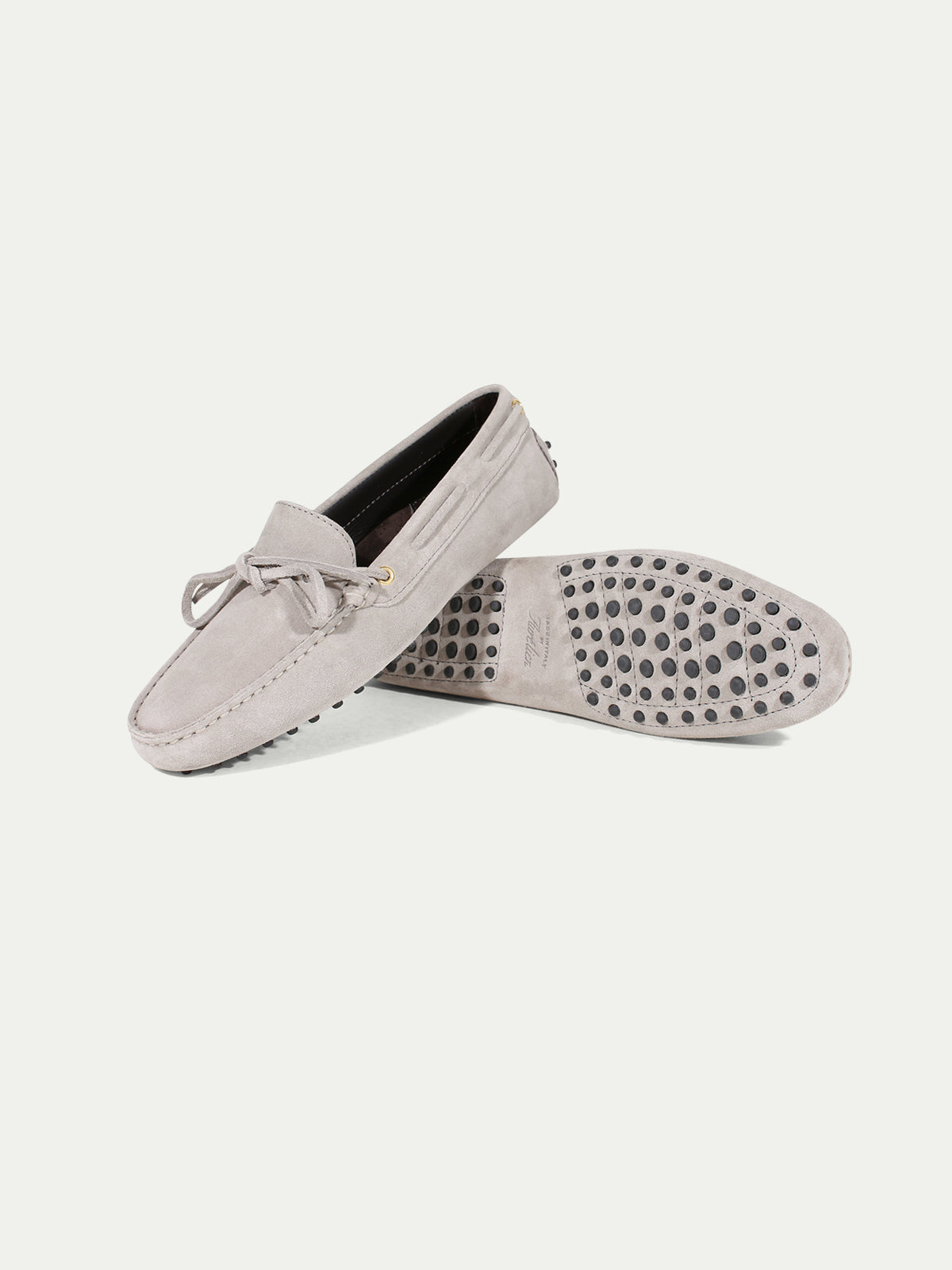 Grey Suede Driving Shoes | Aurélien display picture 1