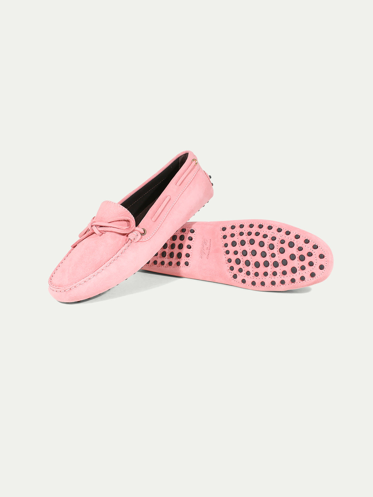 Louis Vuitton Shoe Pink Raspberry Suede Loafer / Driving Shoe 38.5