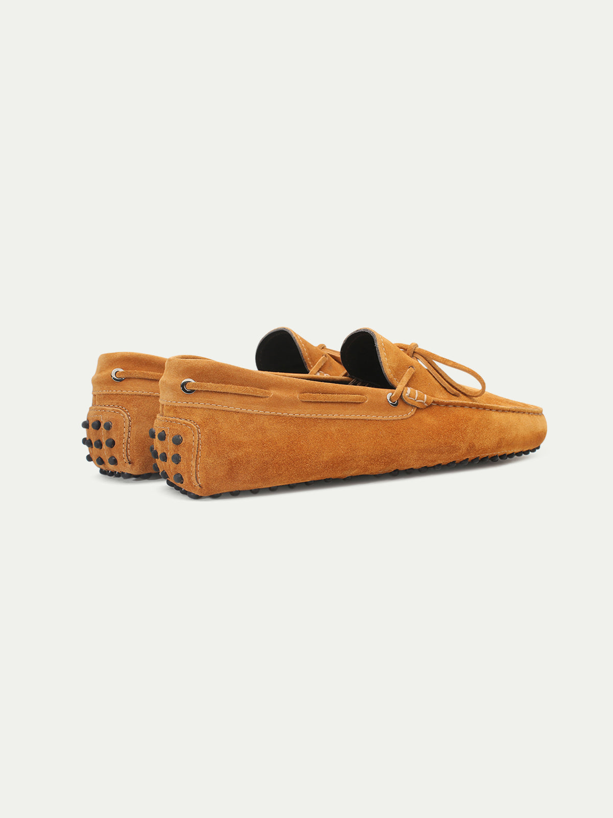 Orange Suede Driving Shoes Aurelien