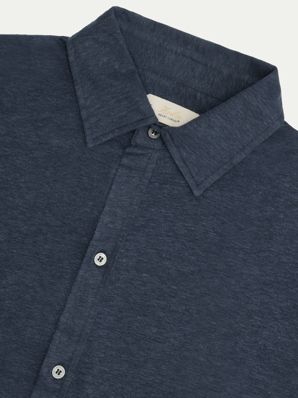 Navy Linen Bayside Shirt
