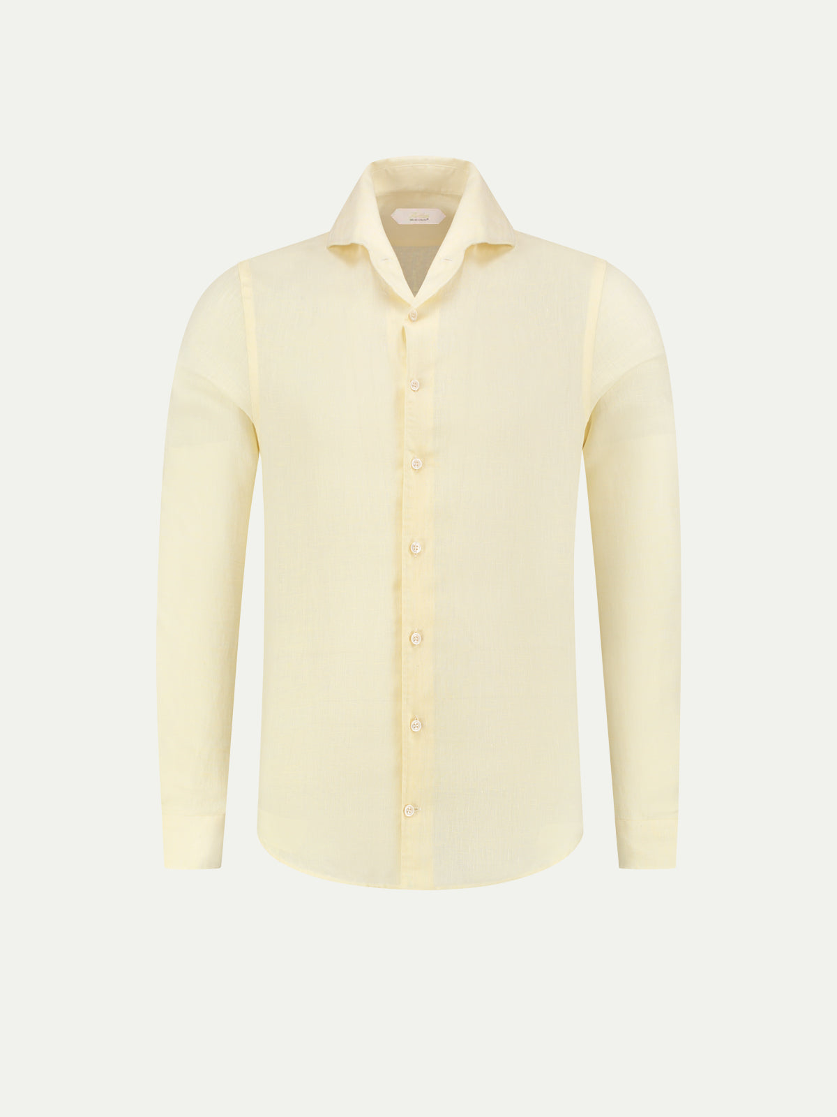 Aurlien | Light Yellow Linen Seaside Shirt Aurlien | Light Yellow Linen Seaside Shirt