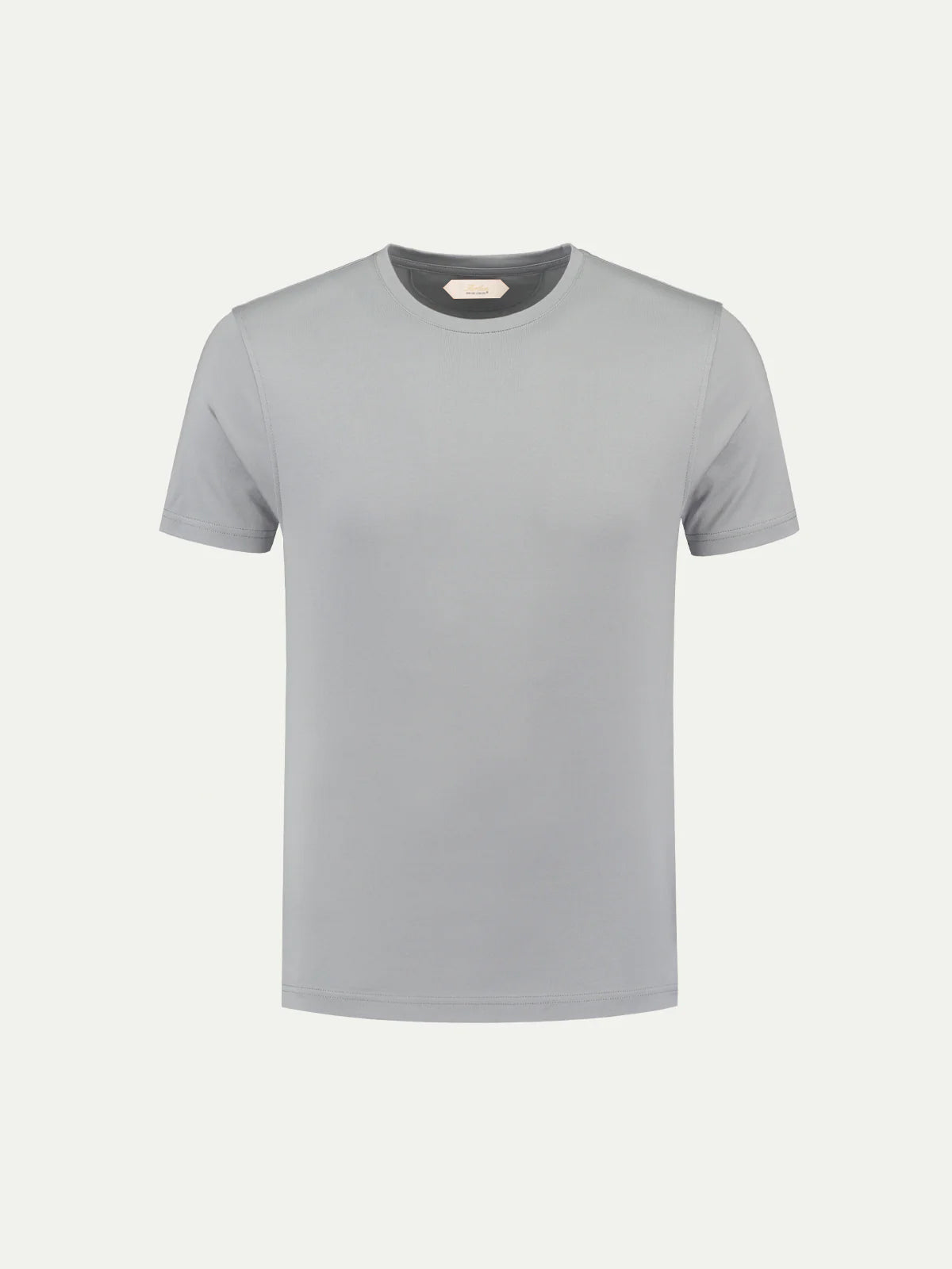 Aurlien | Light Grey Egyptian Cotton T-Shirt Aurlien | Light Grey Egyptian Cotton T-Shirt