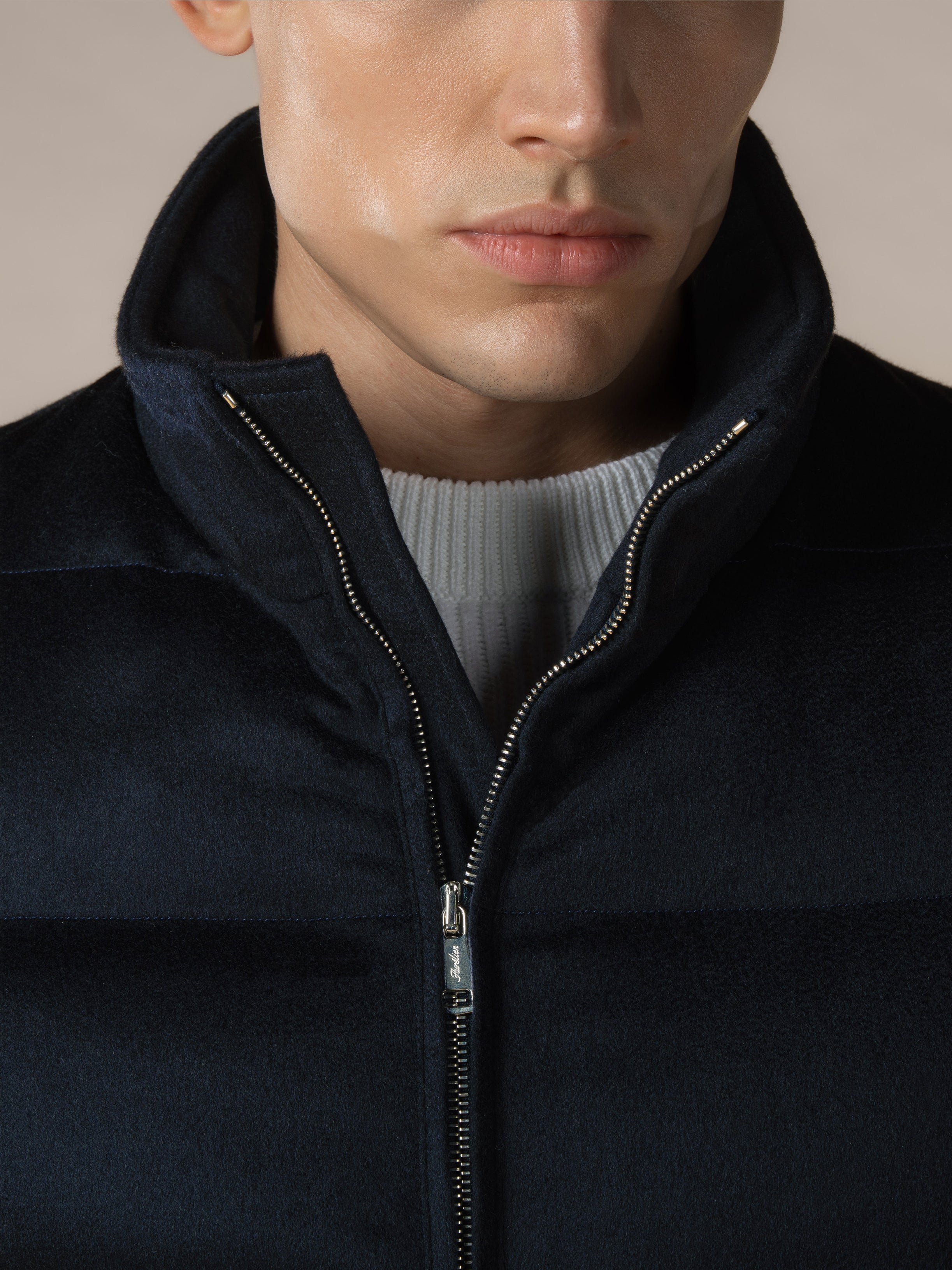 Navy AUR1 Puffer Jacket
