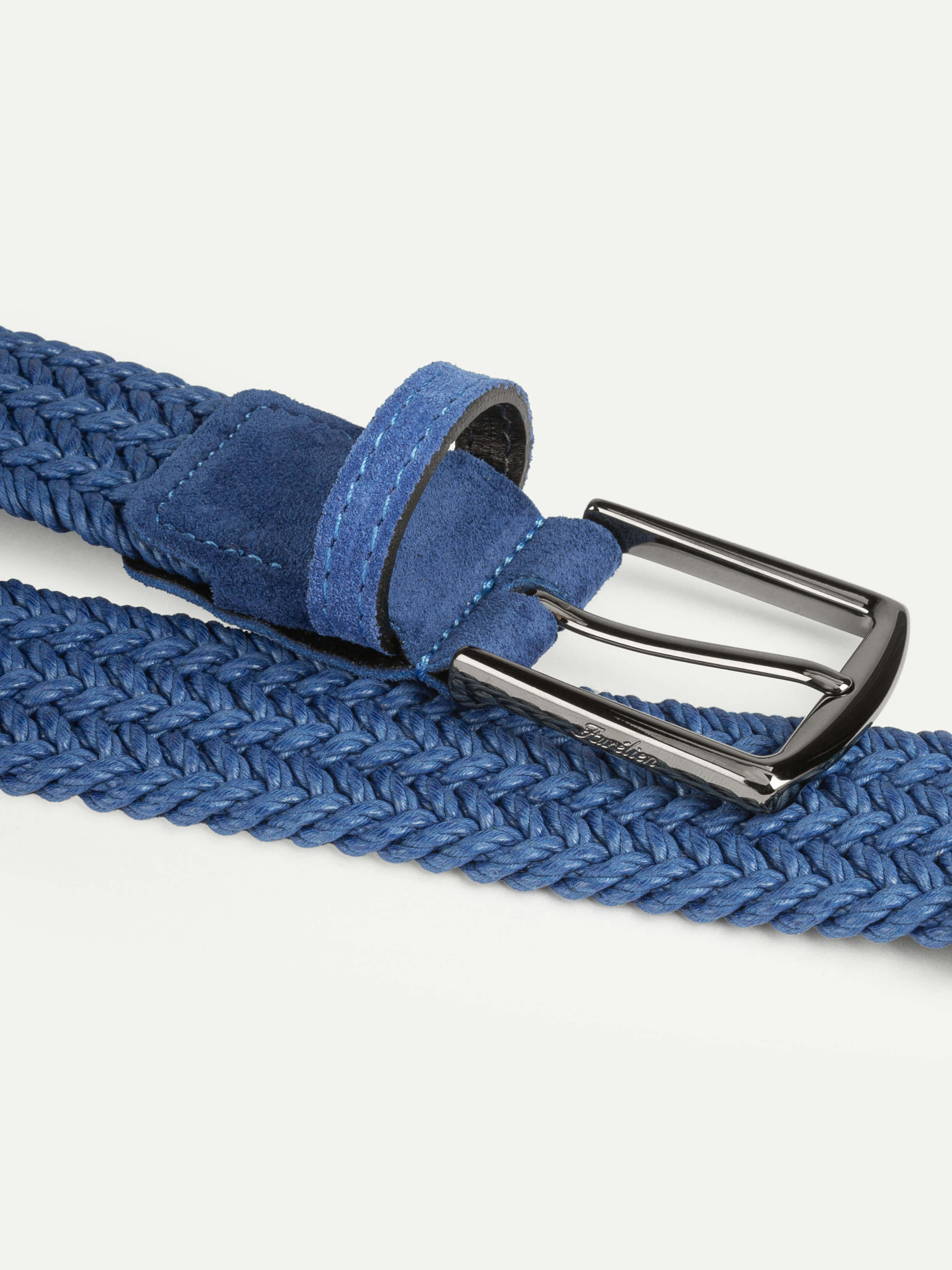 Ultramarine Waxed Cotton Belt