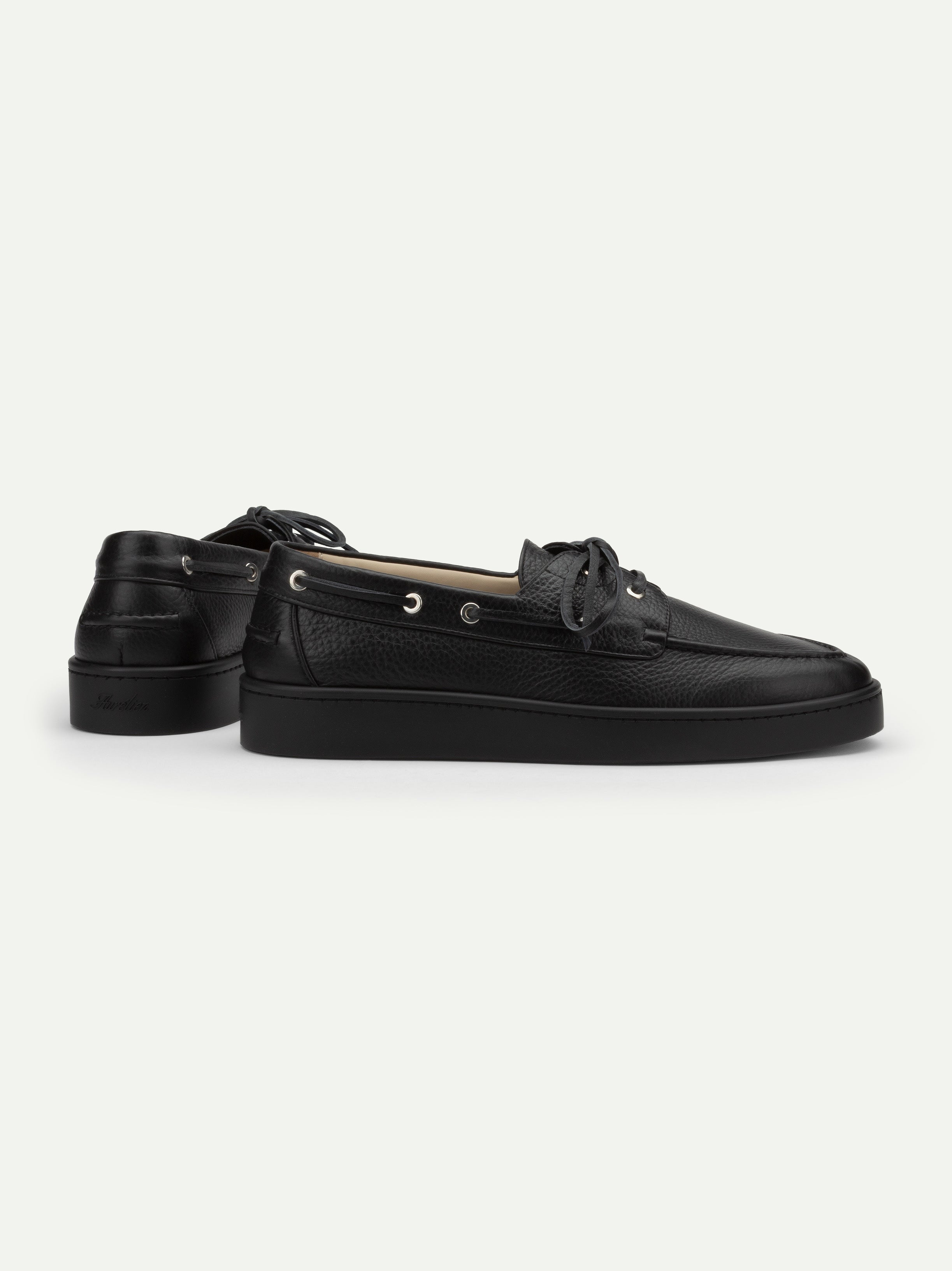 Black II Boat Sneaker