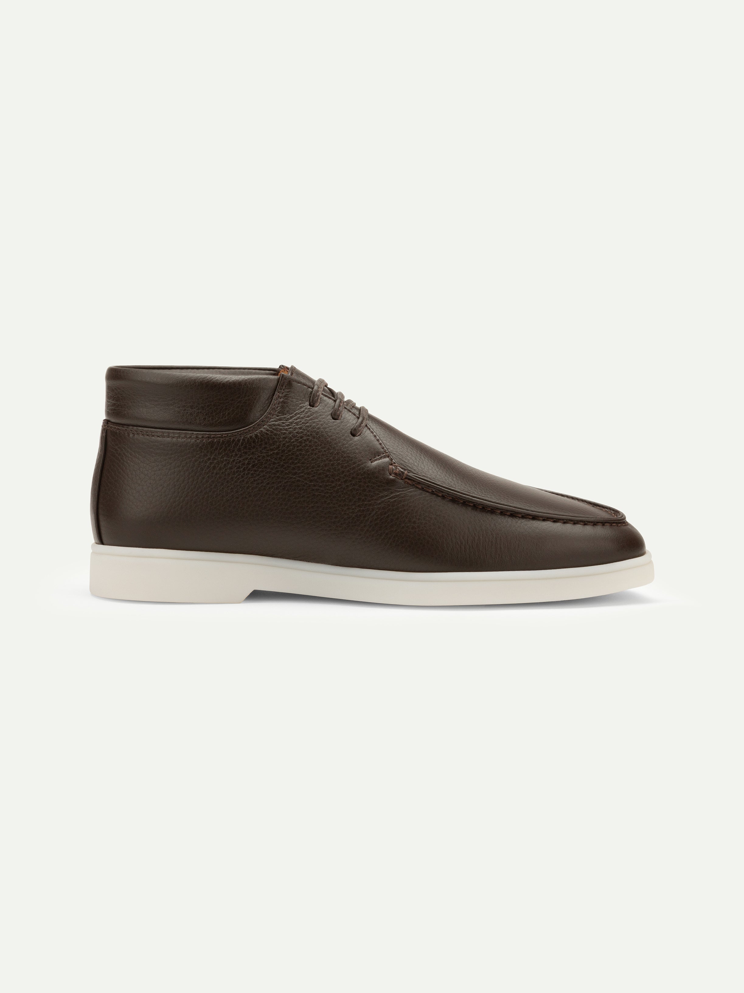 Desert Boot Leder Schokoladenbraun
