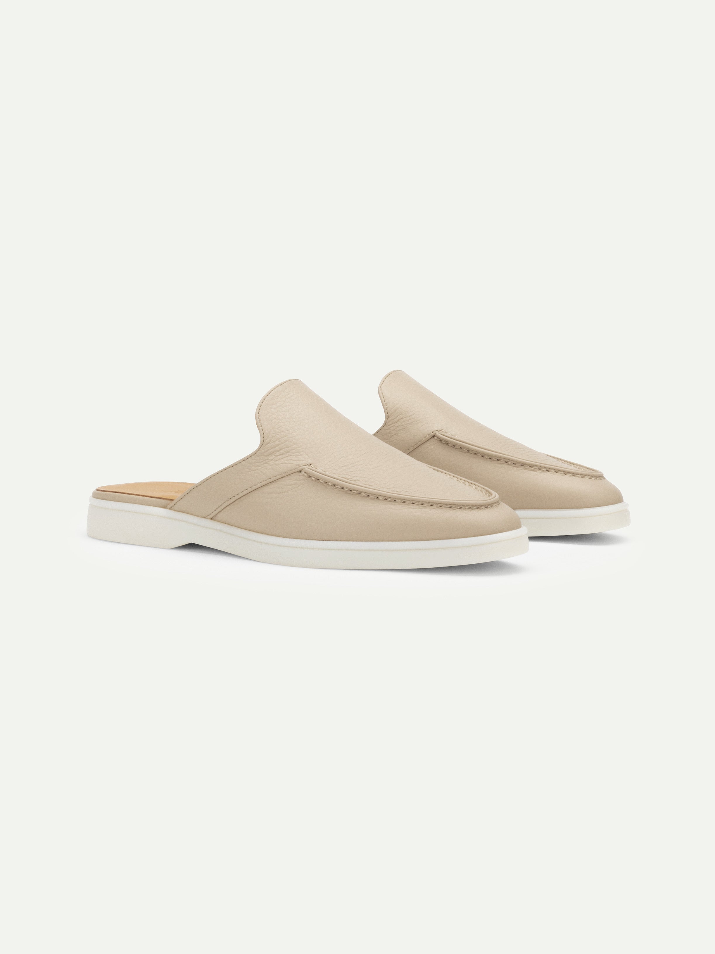 Lady Beige Grain Yacht Slipper
